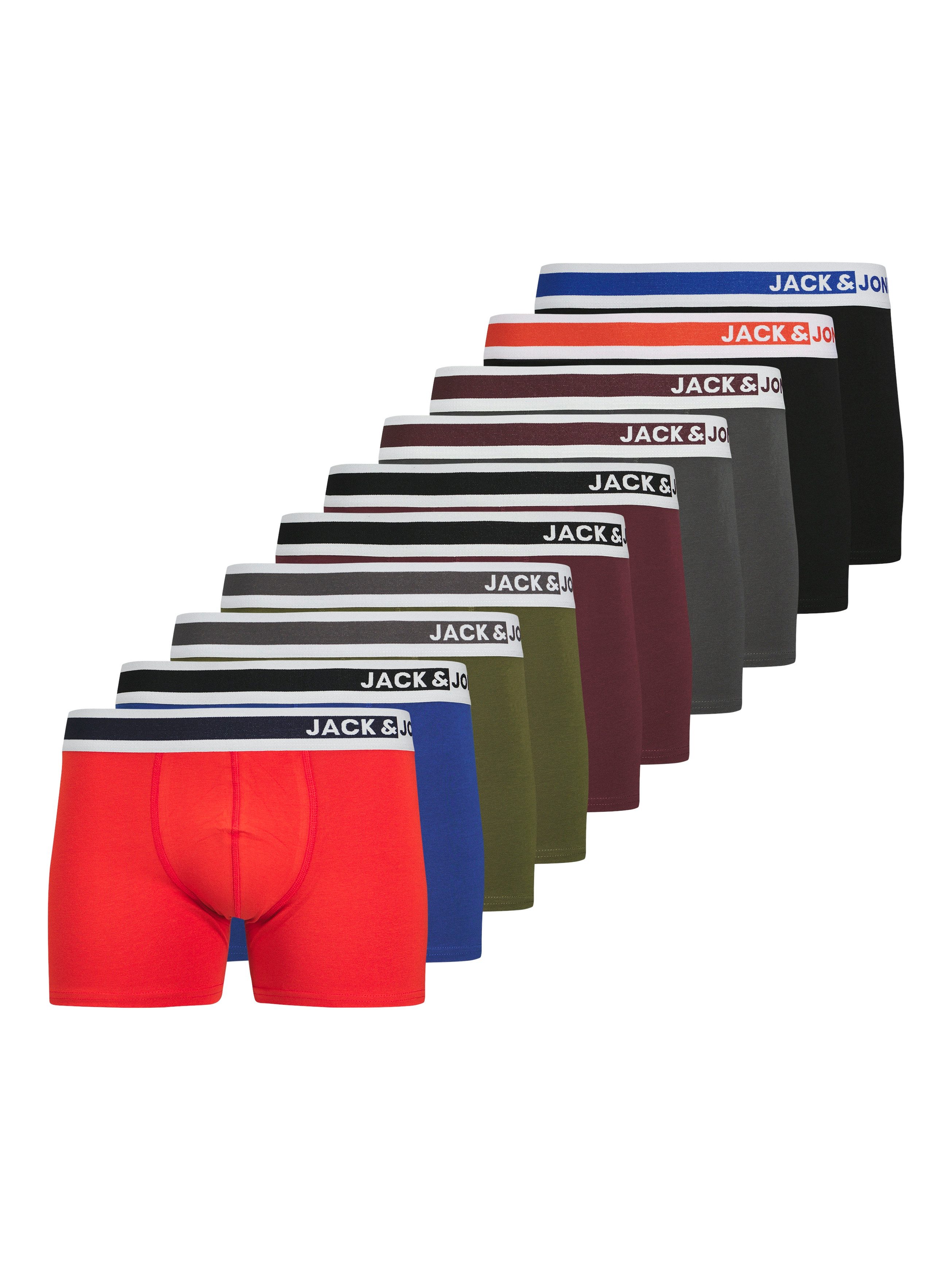 Jack & Jones Trunk JACJIMMY SOLID TRUNKS 10 PACK (set, 10 stuks)