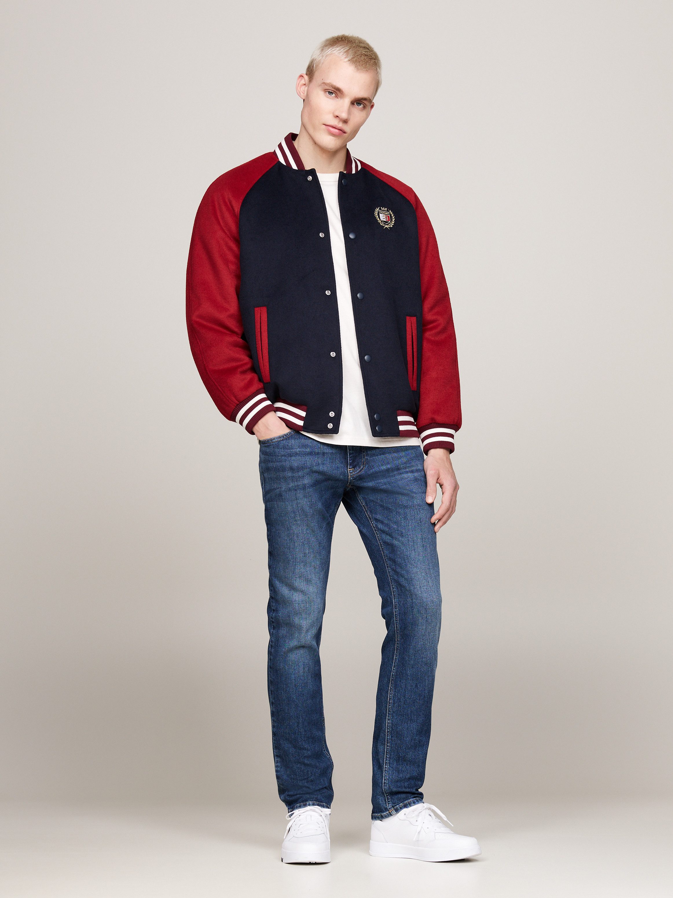 TOMMY JEANS Slim fit jeans SCANTON SLIM met gestempeld logo