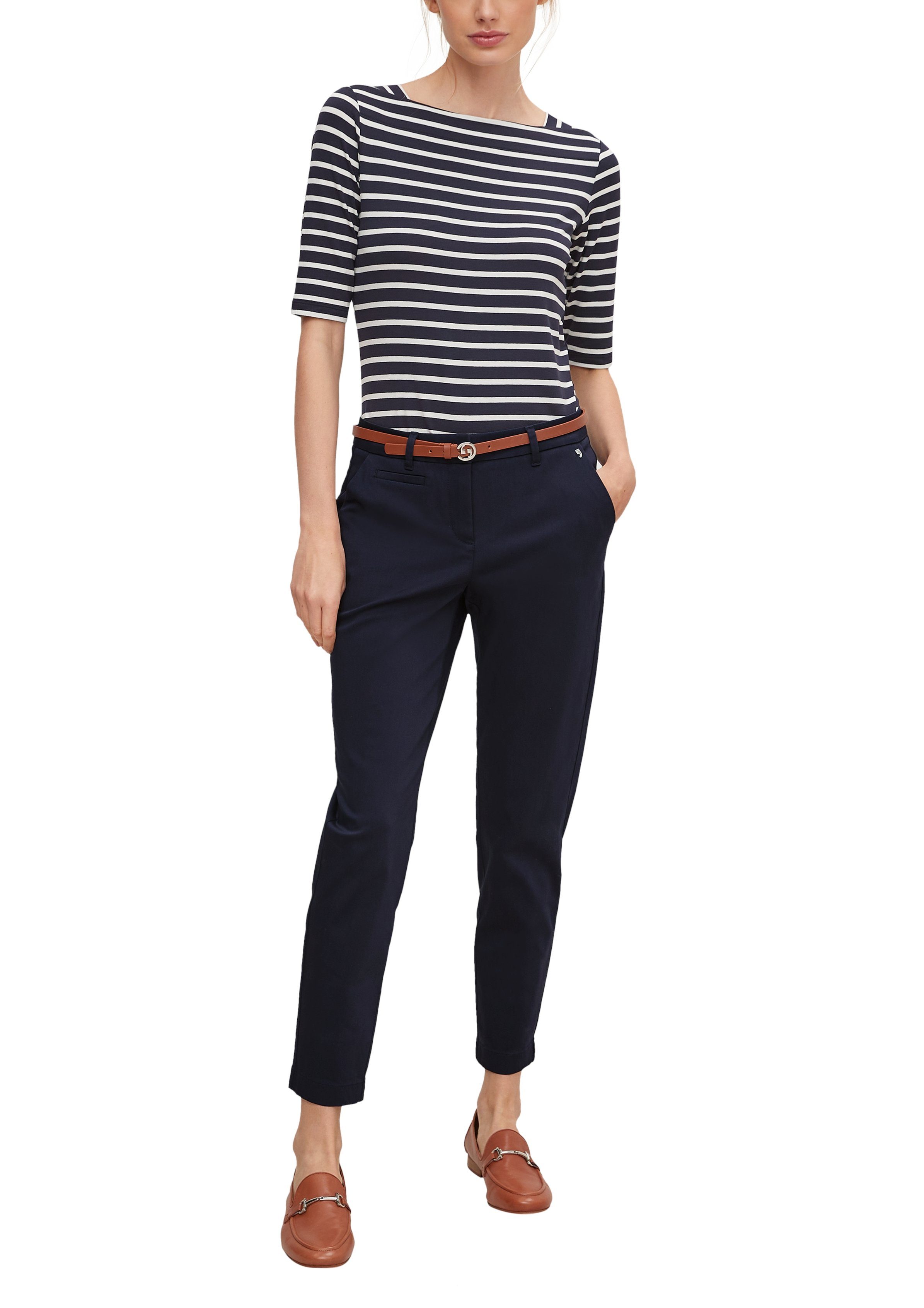 Comma Chino met riem en stretch