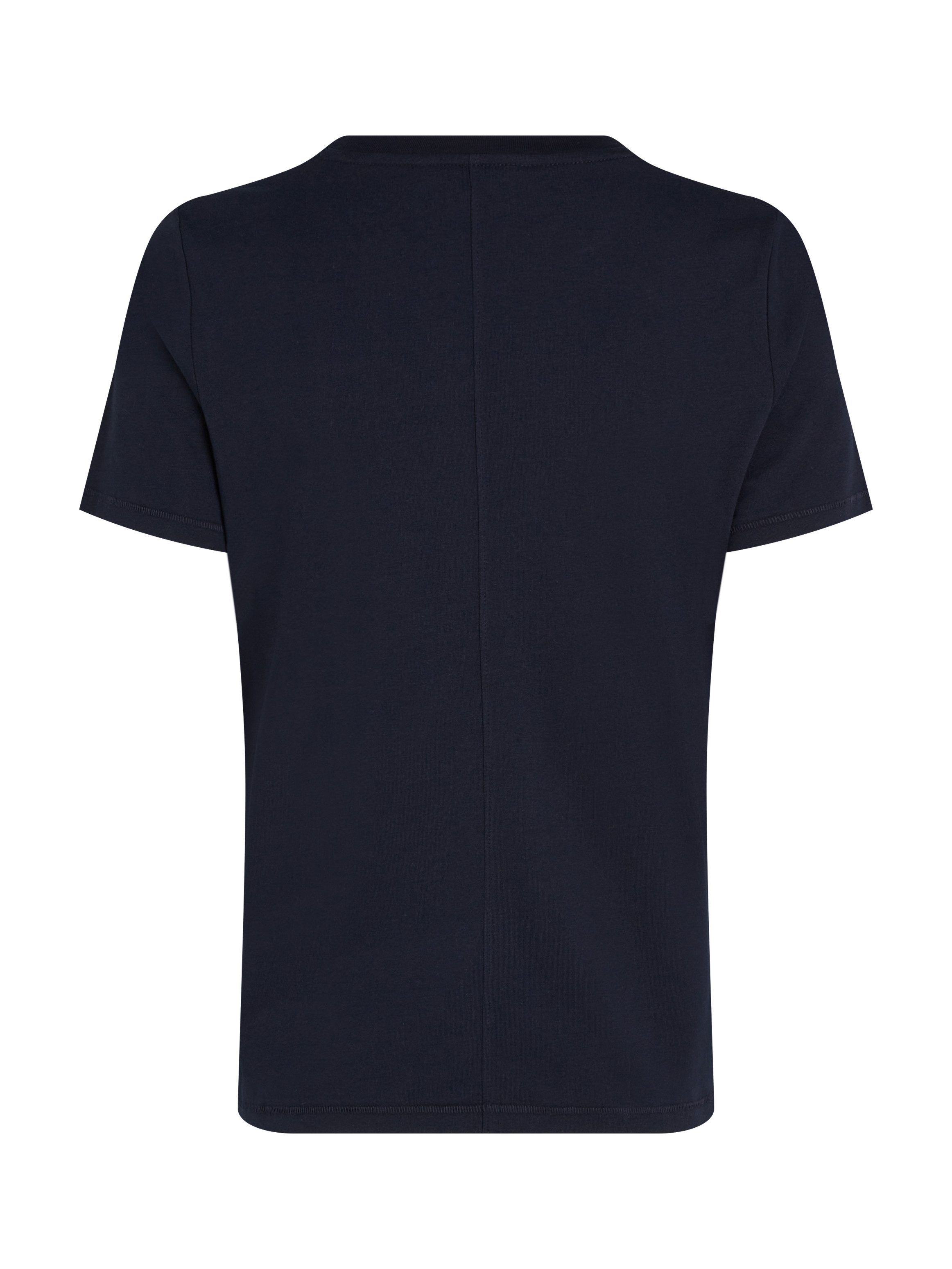 Tommy Hilfiger Shirt met korte mouwen REG SCRIPT C-NK SS met script-logo-opschrift