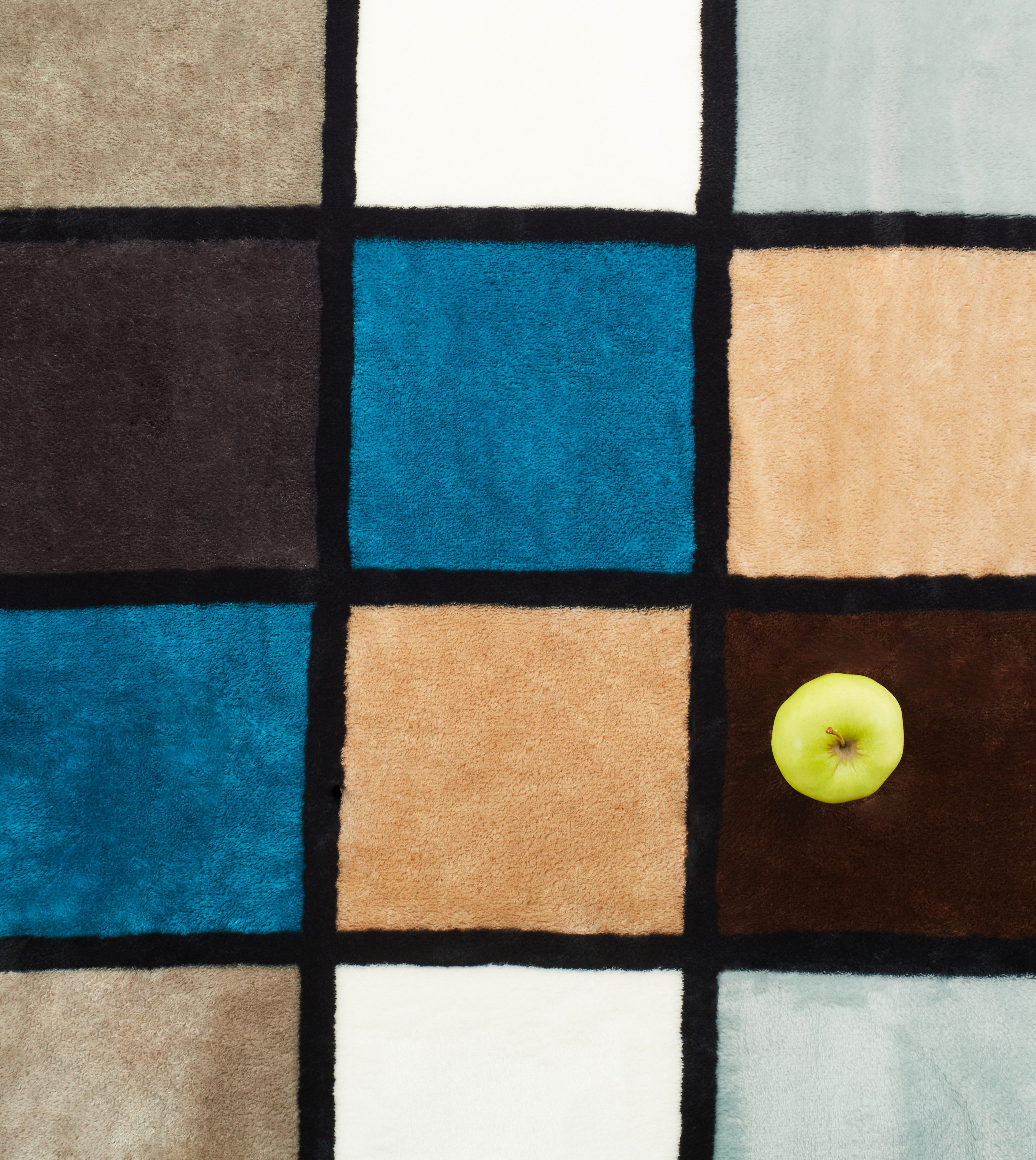 Gözze Deken Antigua met moderne ruit, knuffeldeken, 150x200 cm