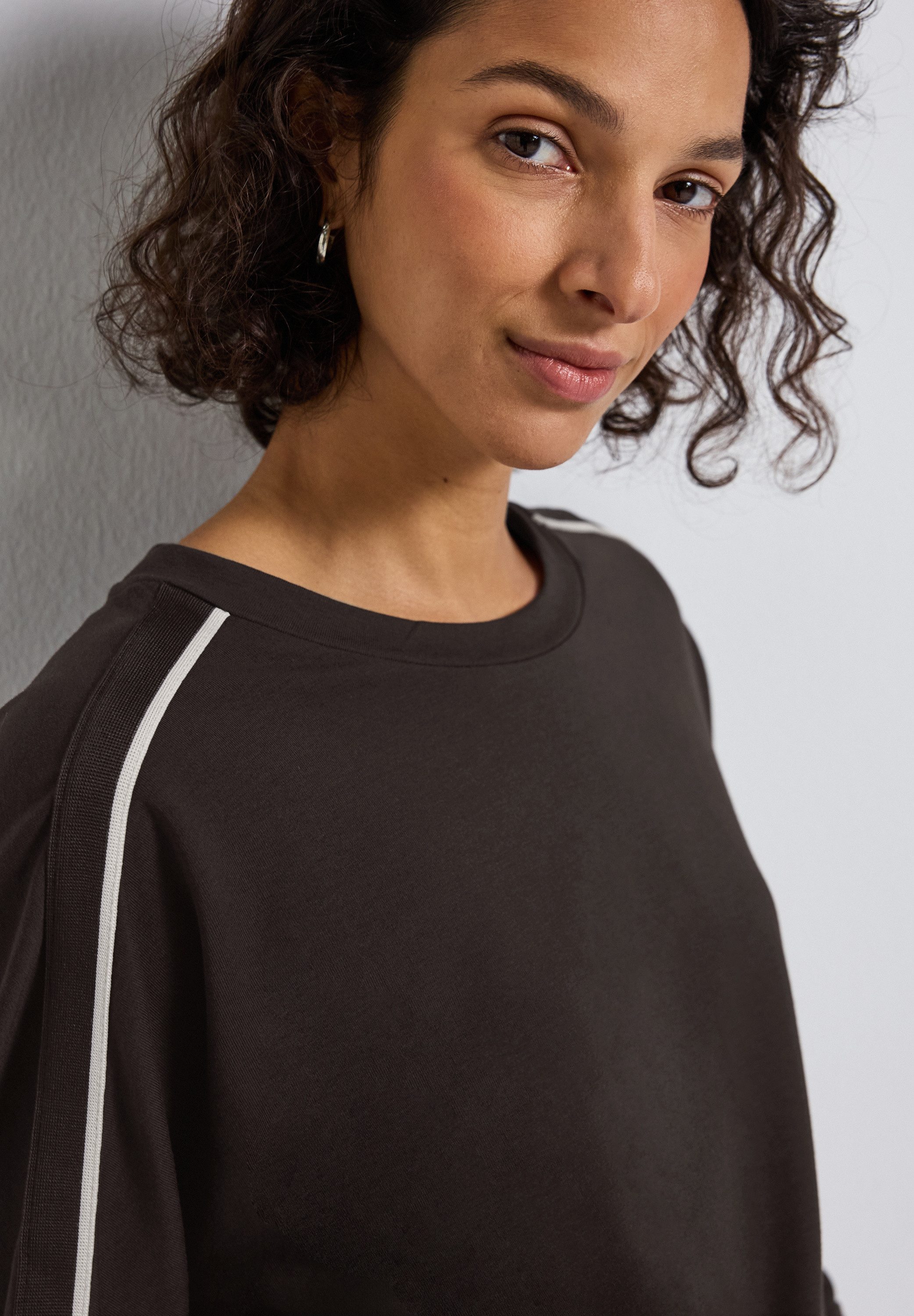 STREET ONE Shirt met 3/4 mouwen met galons