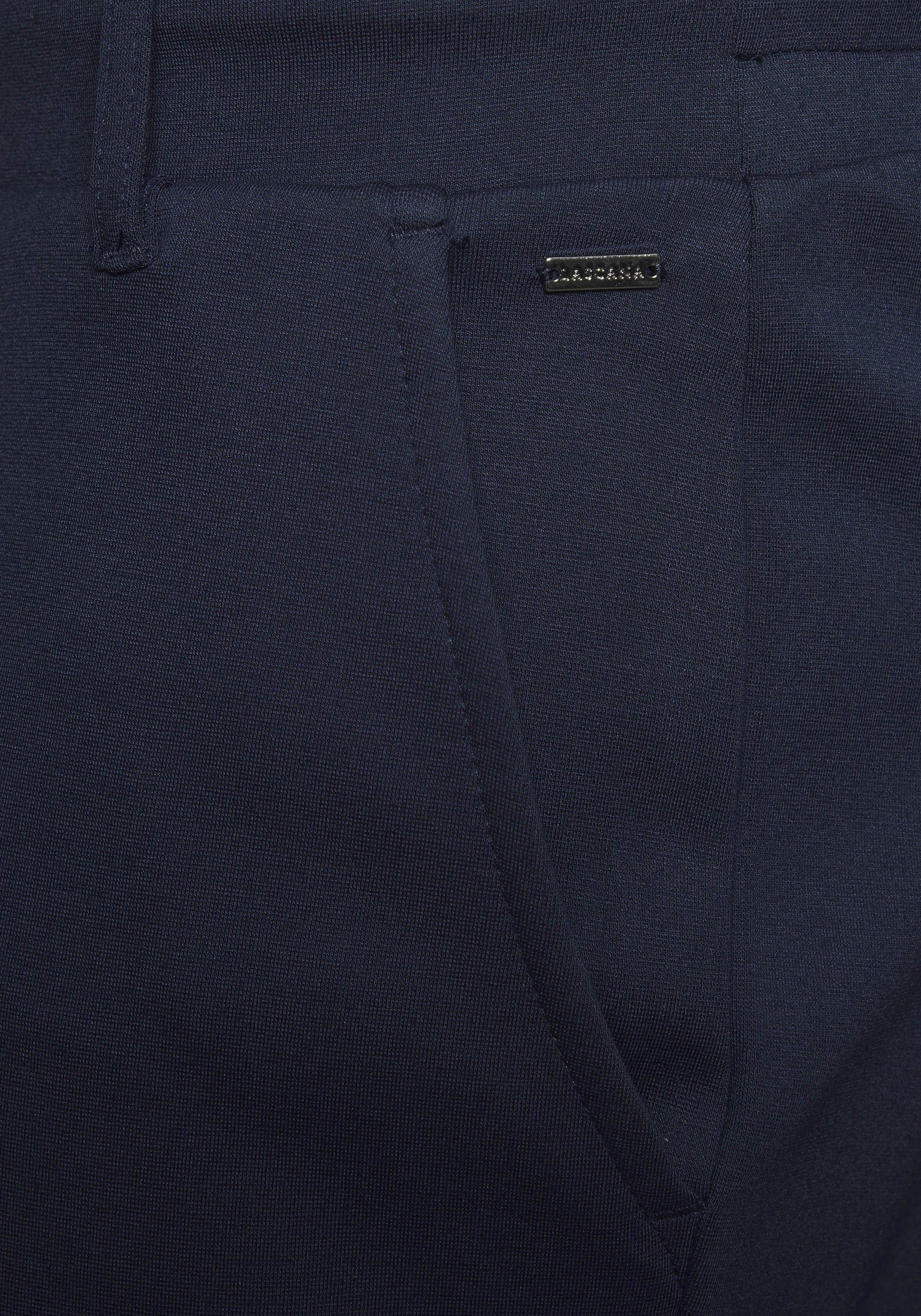 Lascana Jogpants met elastische tailleband en riemlussen loungewear (1-delig)