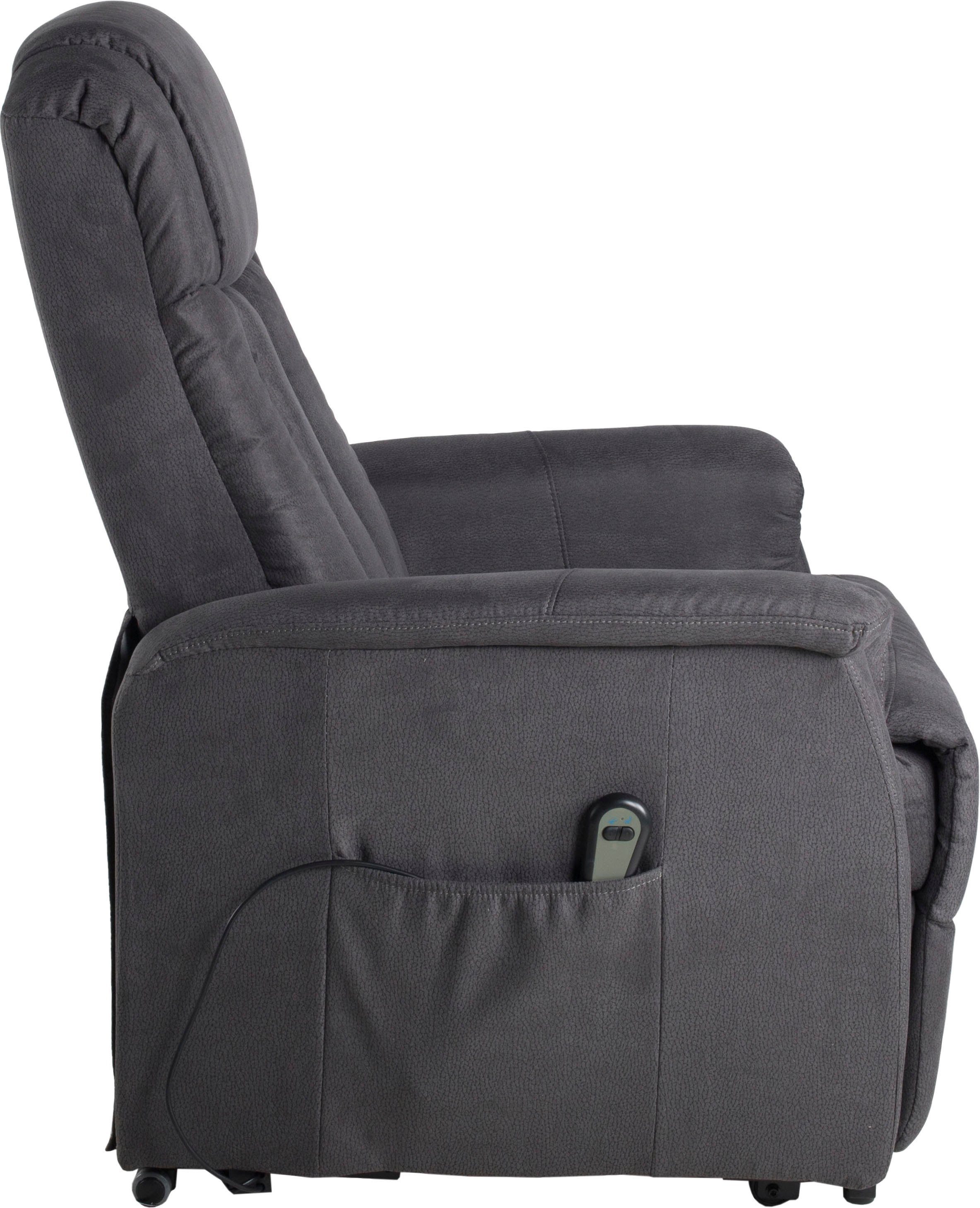 Duo Collection Relaxfauteuil Delphi met elektrische opstahulp Relaxfunctie en pocketveren binnenvering met stalen nosagvering (set)