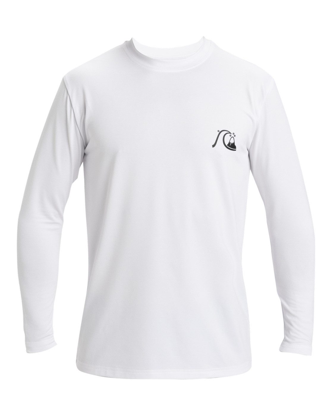 Quiksilver Functionele top DNA Bubble Logo heren shirts maat XXL/183-188 cm & 95 -104kg wit