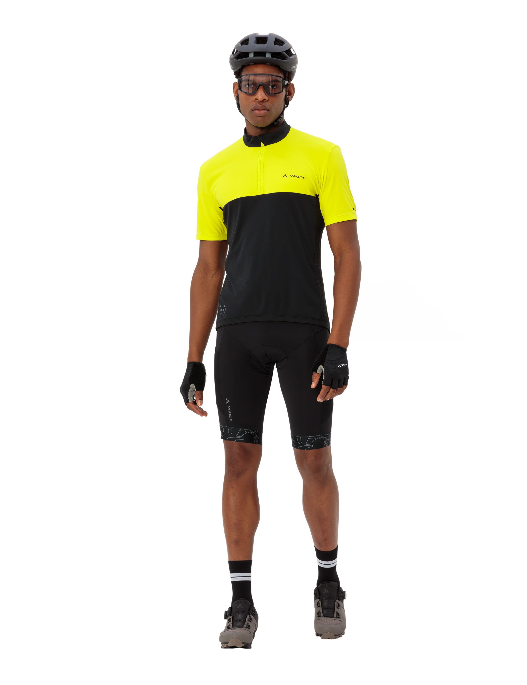 VAUDE Fietsshirt Men's Matera HZ Tricot Fiets shirt met 3 achterzakken (1-delig)
