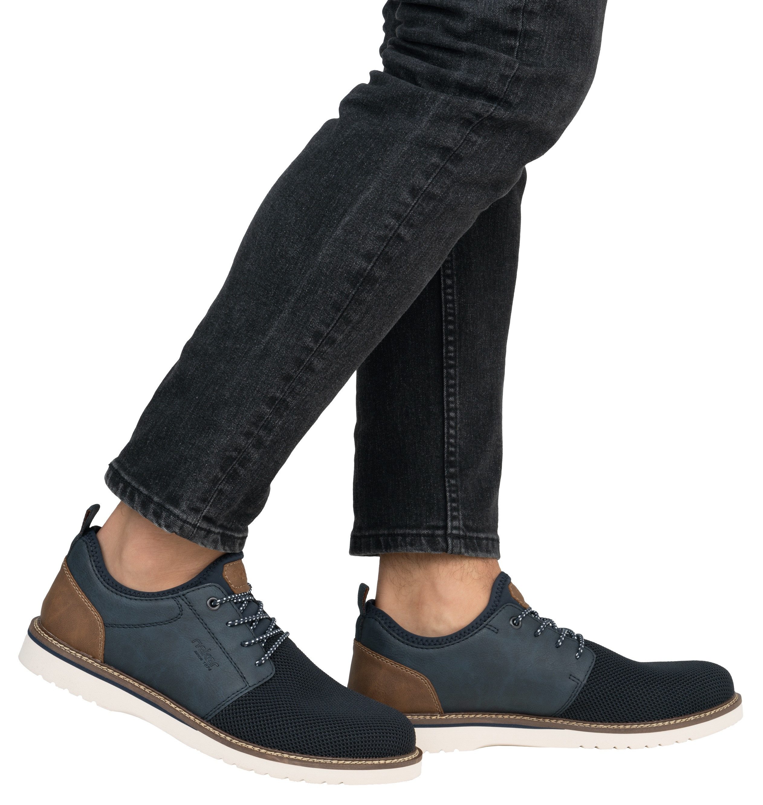 Rieker Slip-on sneakers , slippers, instapschoen, vrijetijdsschoen met praktische aantrek lus