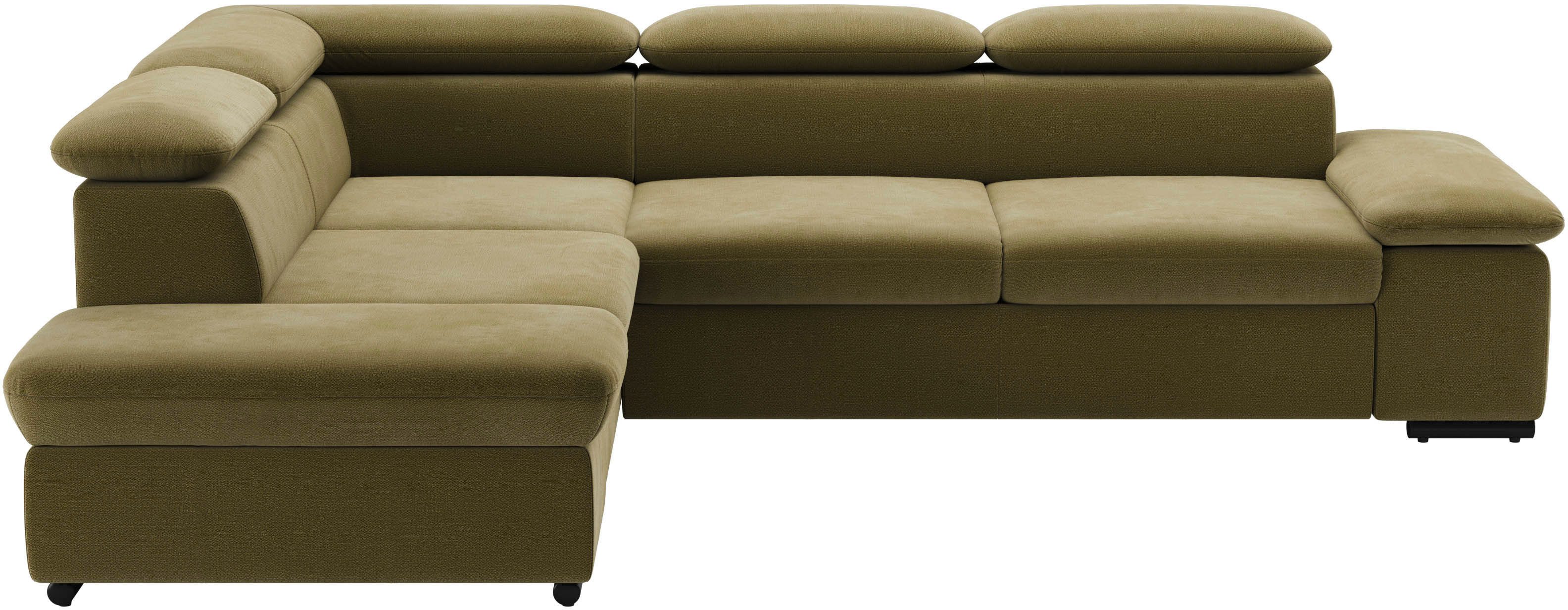 sit&more Hoekbank Alcudia L-vorm met armverstelling, optionele hoofdeindverstelling en bedfunctie