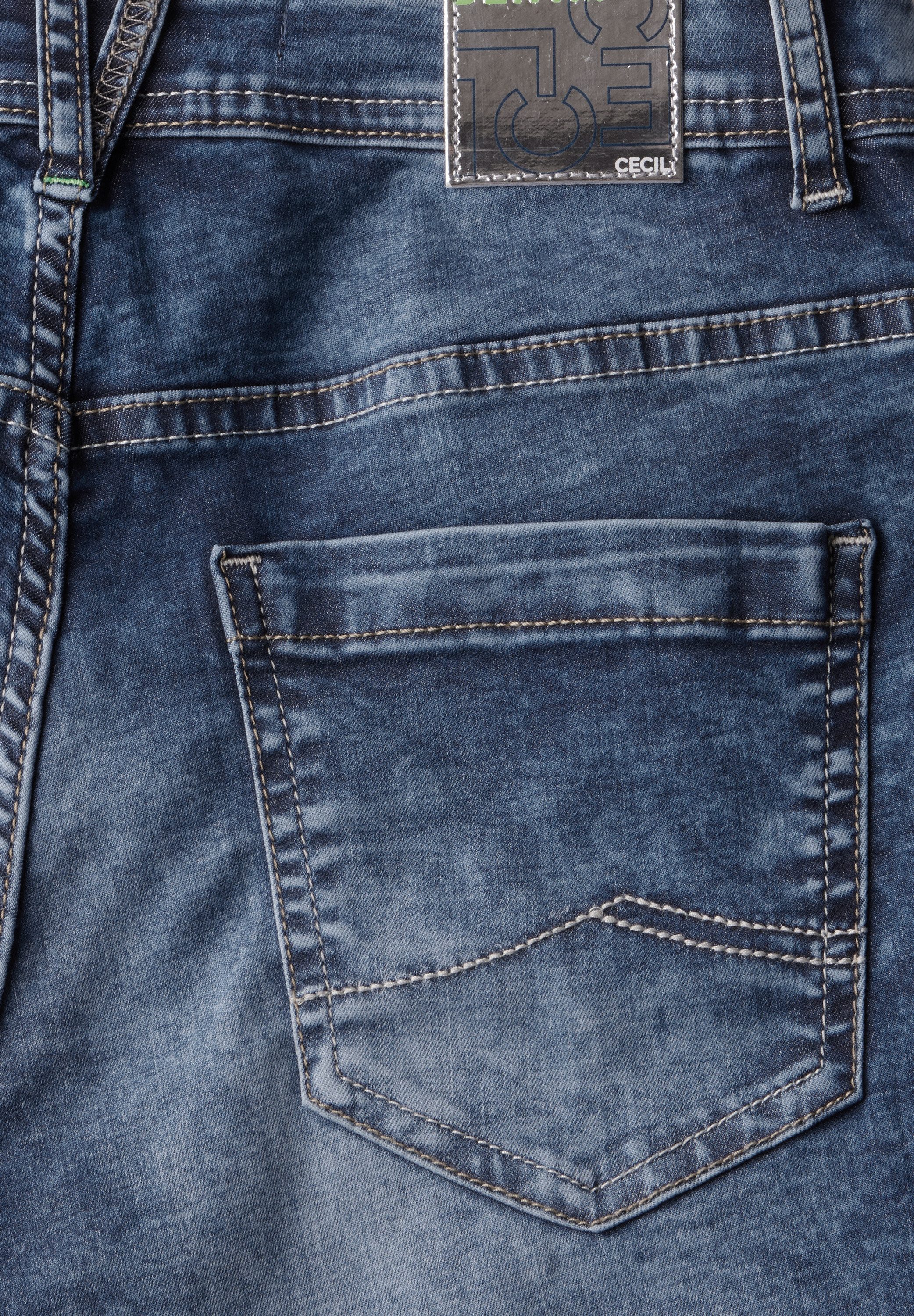 Cecil 3/4 jeans Stijl Scarlett in 5-pocketsstijl