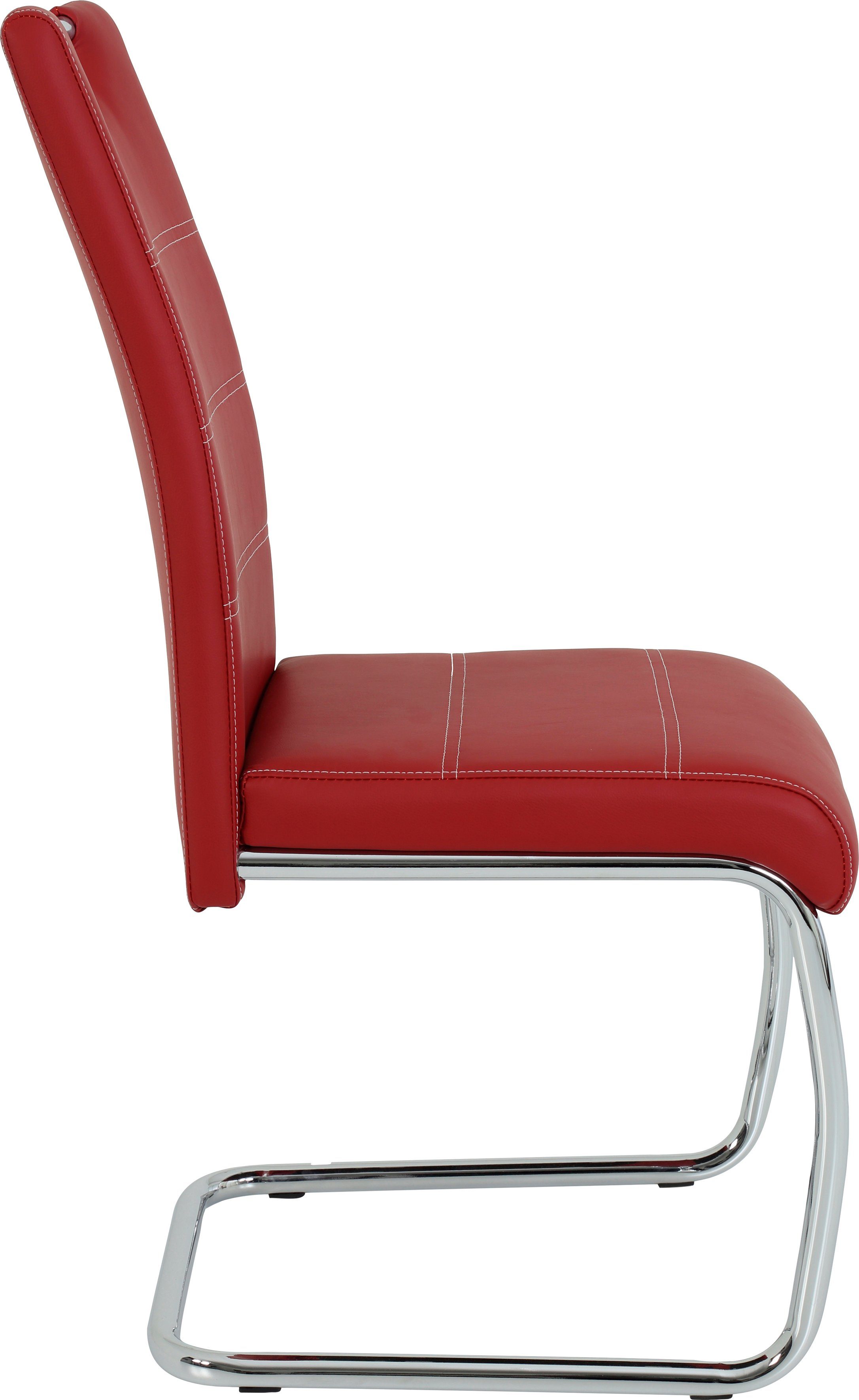 HELA Vrijdragende stoel Flora, eetkamerstoelen 1, 2 of 4 stuks, vrijdragende stoel