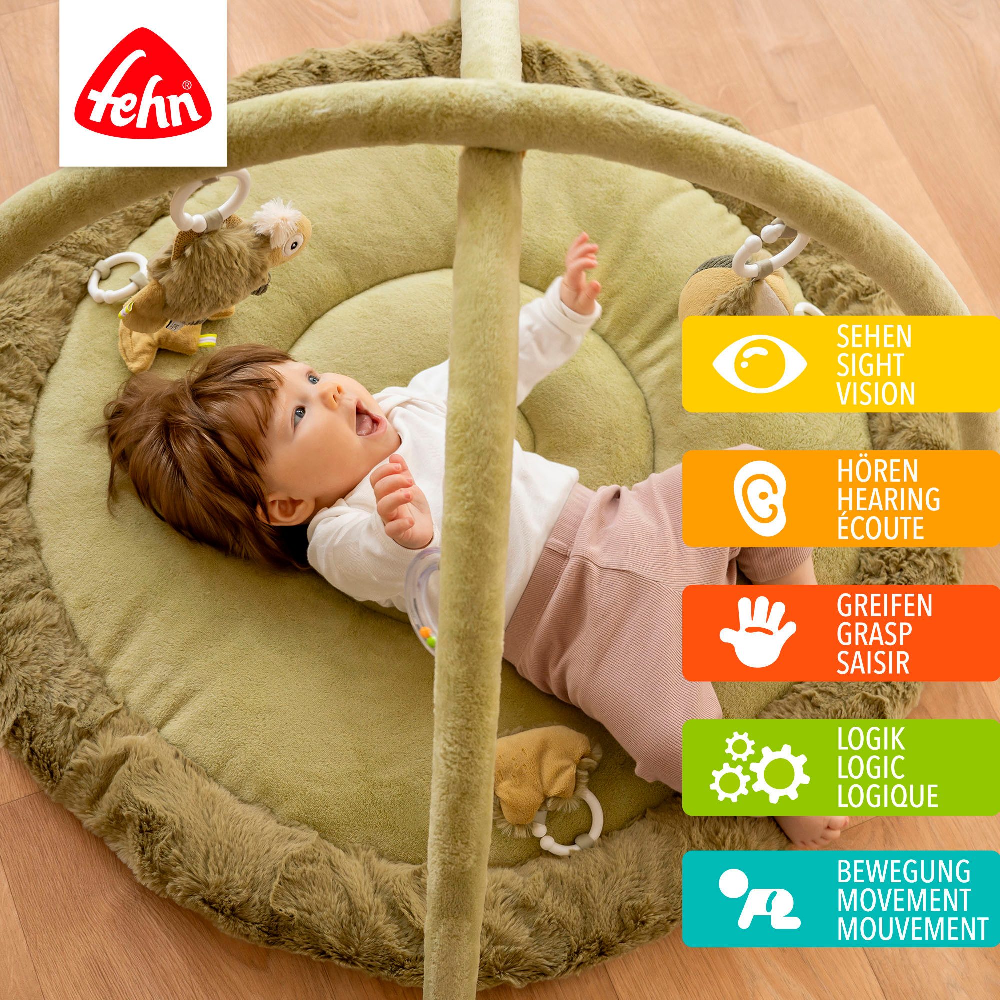 Fehn Speelboog Lazy, Crazy & Pink, Kameleon, 3-D-Activity-Dek