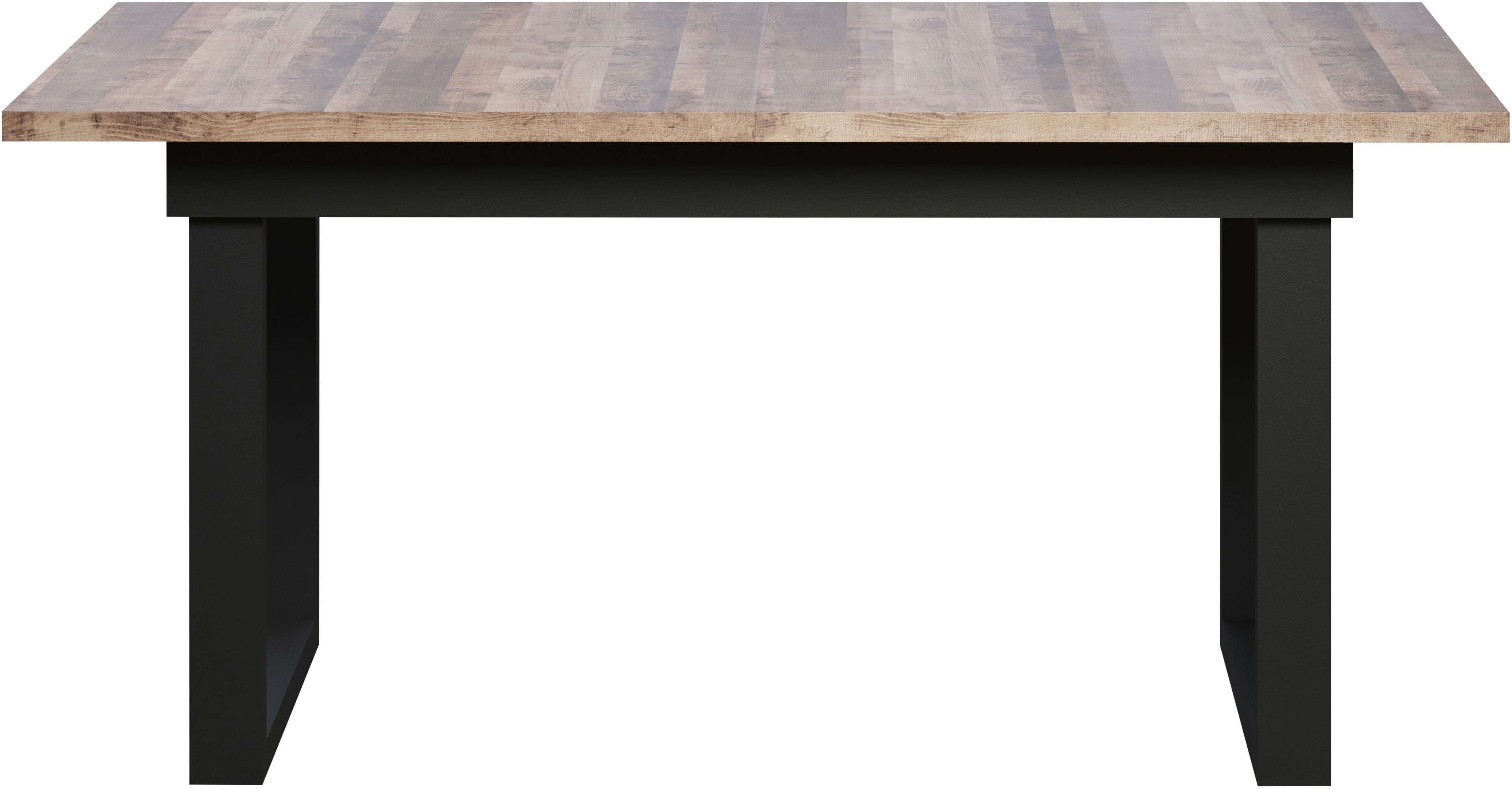 INOSIGN Eettafel Valencia Synchro-uitvoering, metalen runners, uitschuifbaar tot 200 cm eettafels bruin
