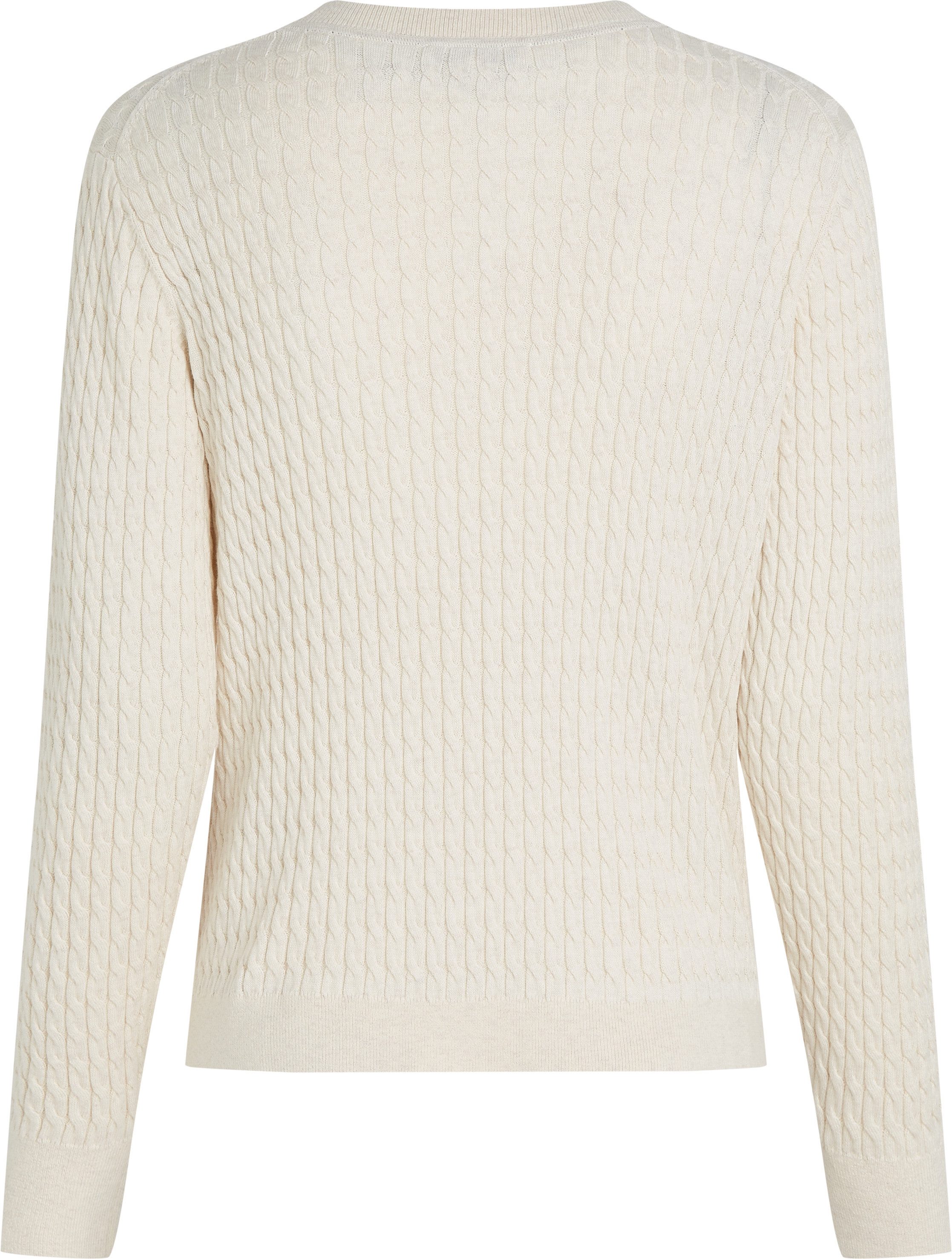 Tommy Hilfiger Trui met ronde hals CO CABLE C-NK LS SWEATER