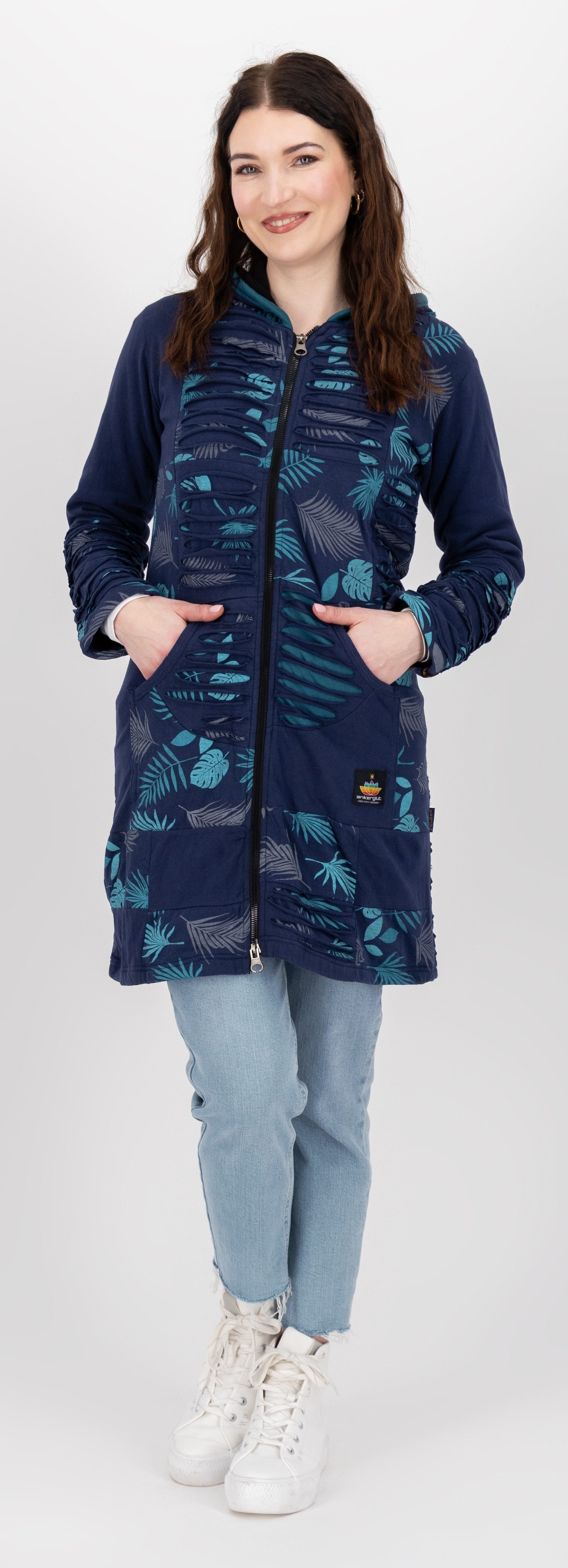 DEPROC Active Fleecejack Patchwork NUNAVUT LONG WMN