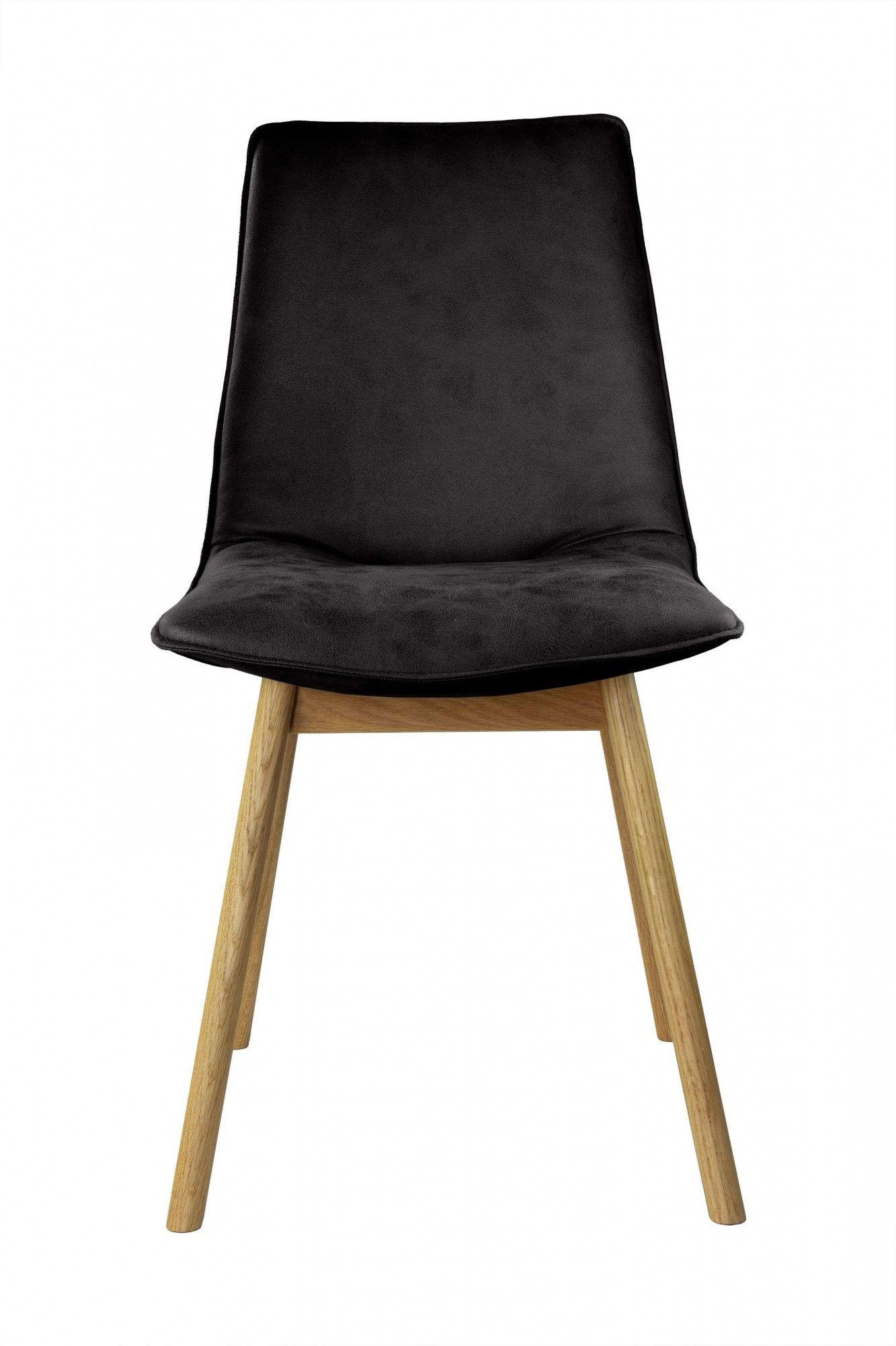 andas Eetkamerstoel Ramon met massief houten poten, verschillende stoffen (set, 2 stuks)