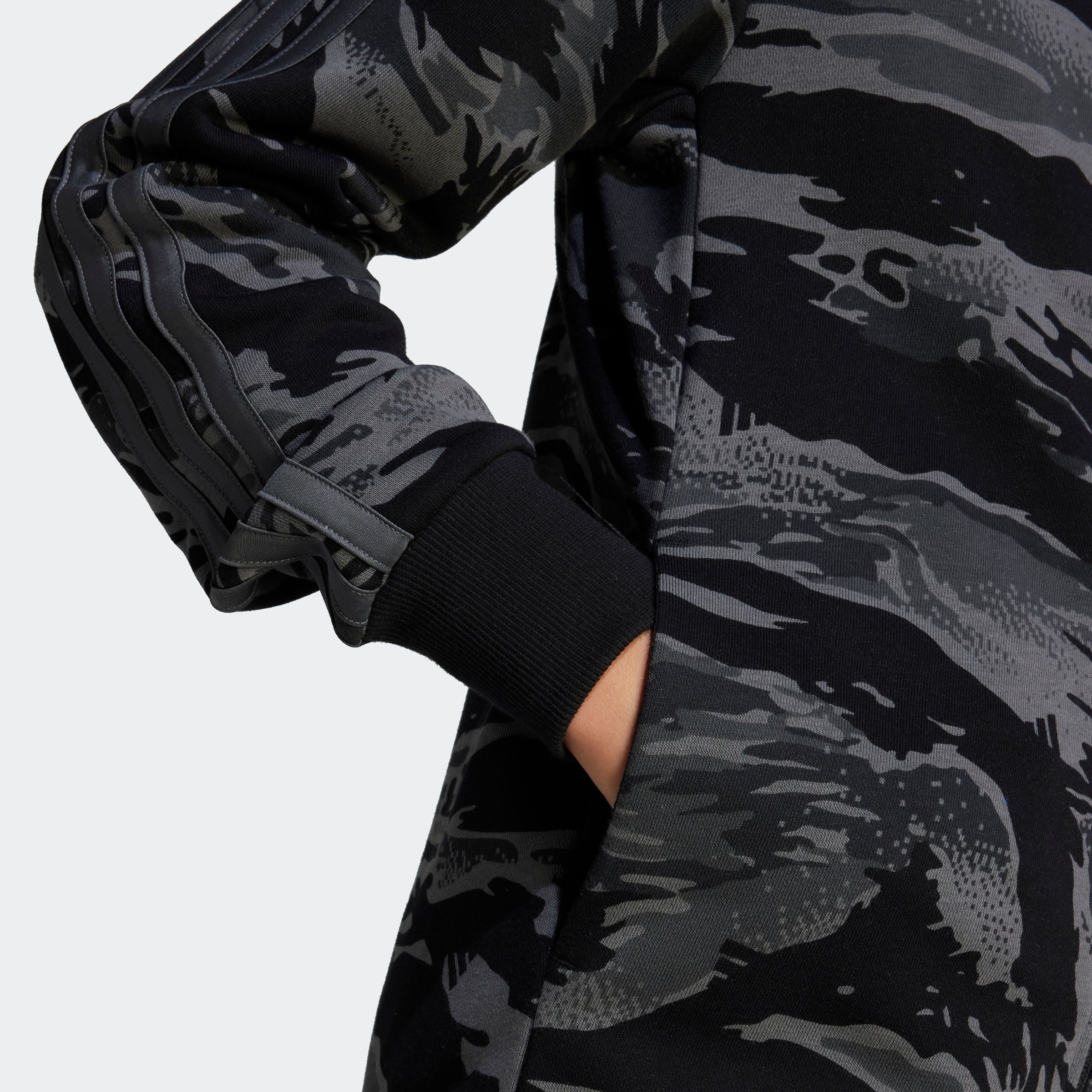 adidas Sportswear Hoodie J CAMO FZ HD