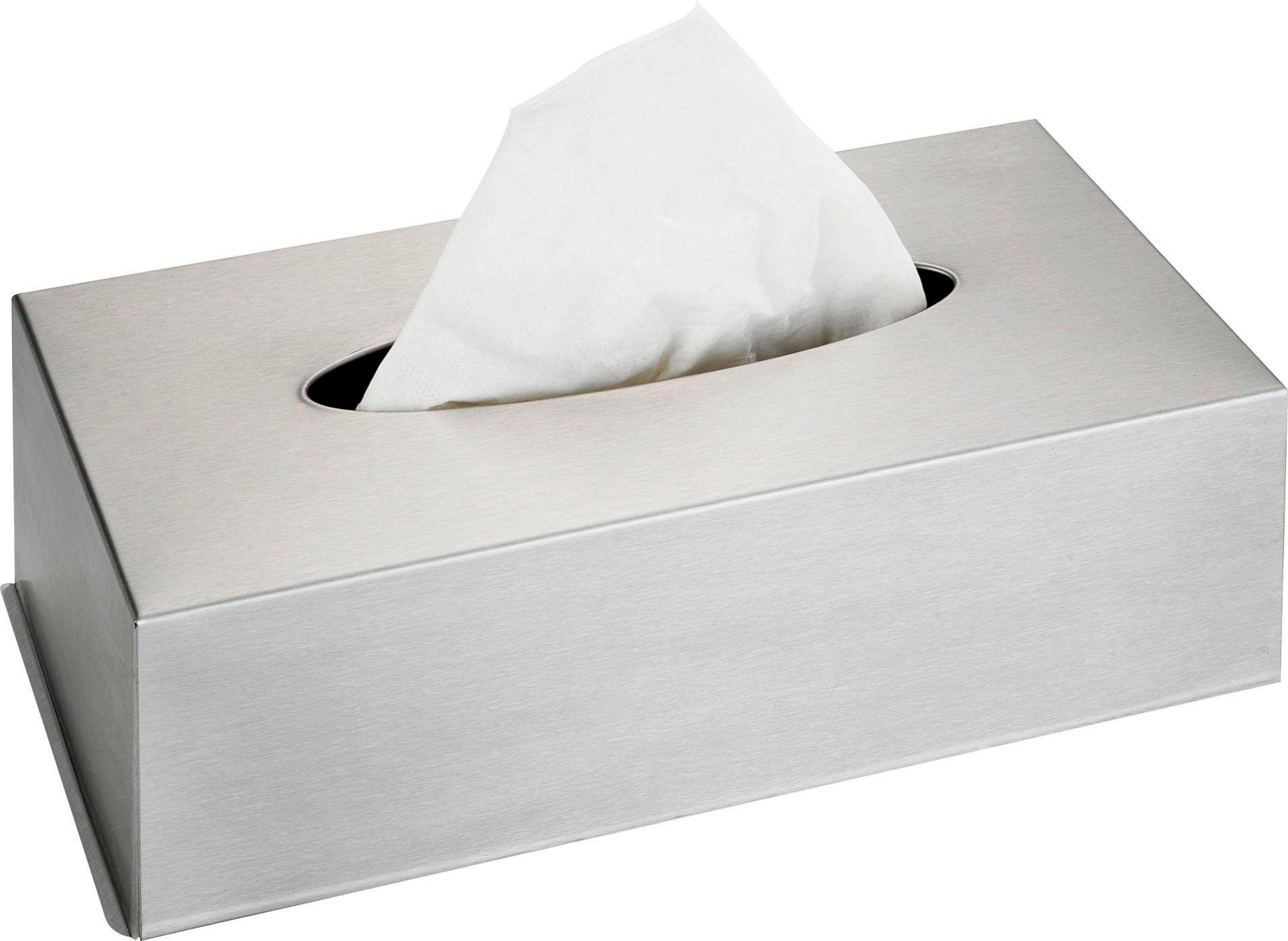 WENKO Make-updoos voor tissues, edelstaal