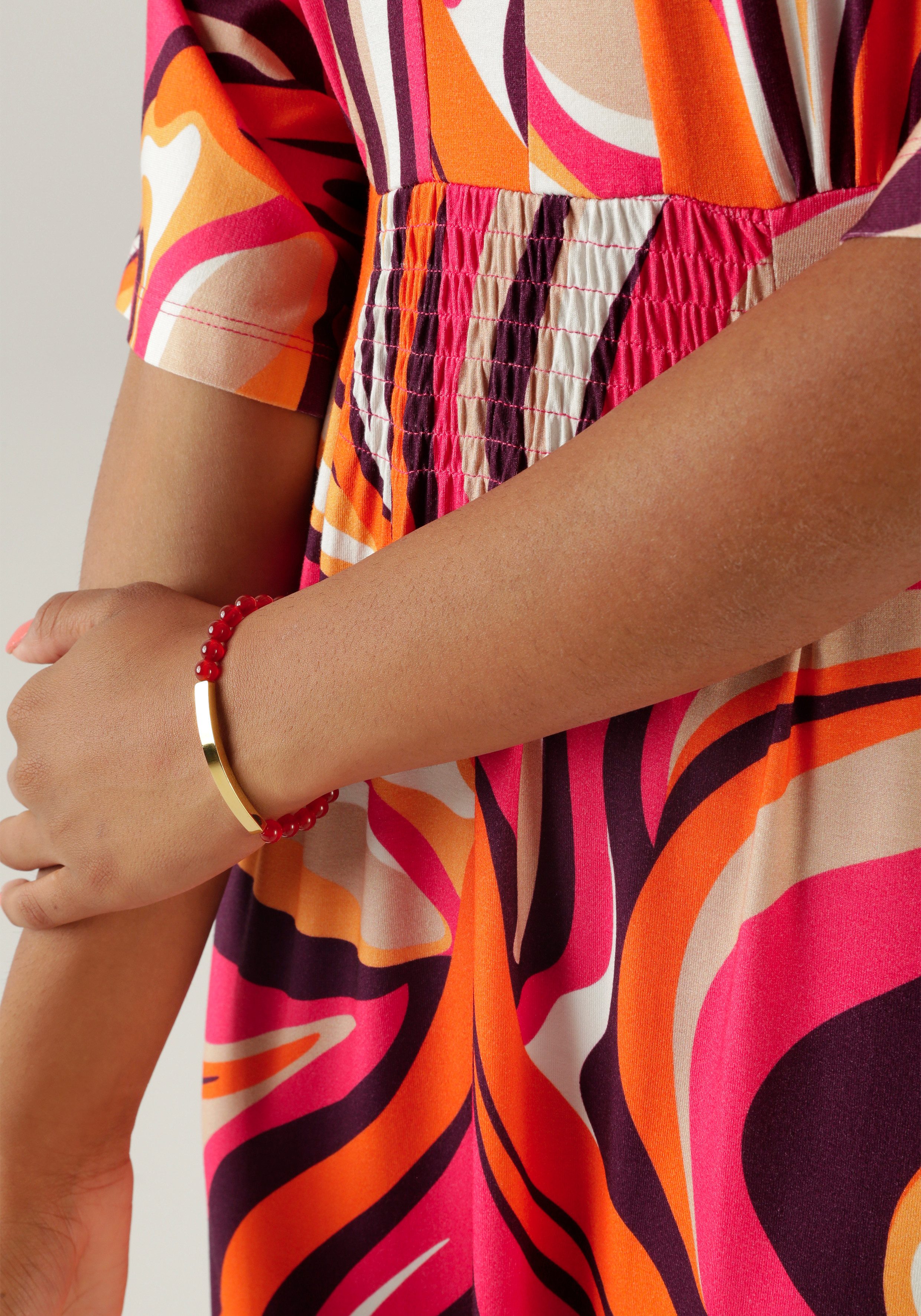 Aniston SELECTED Maxi-jurk met wijde 3/4-mouwen - nieuwe collectie