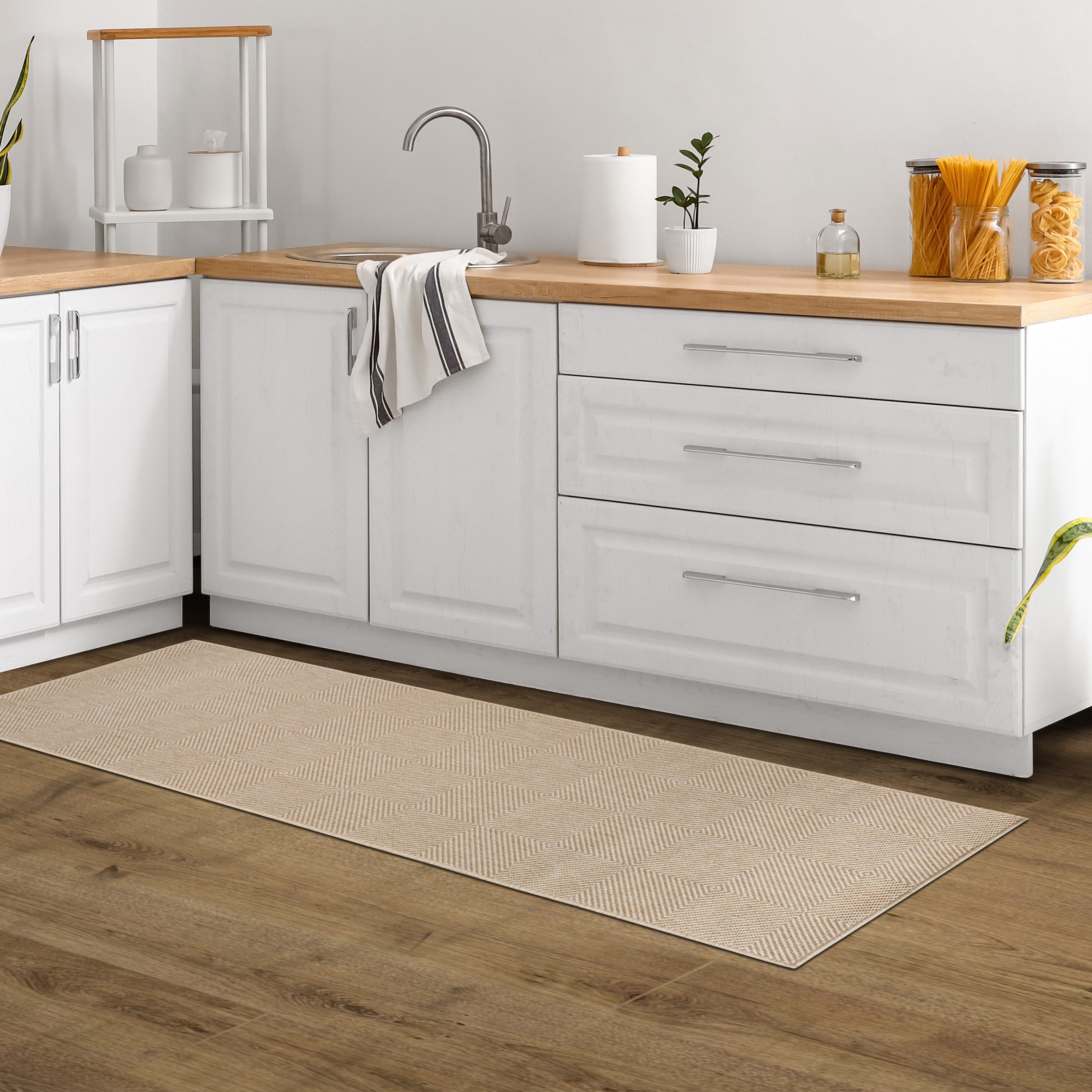 my home Vloerkleed Anna, auch als Läufer erhältlich Geschikt voor binnen en buiten, sisal-look, weerbestendig & uv-bestendig