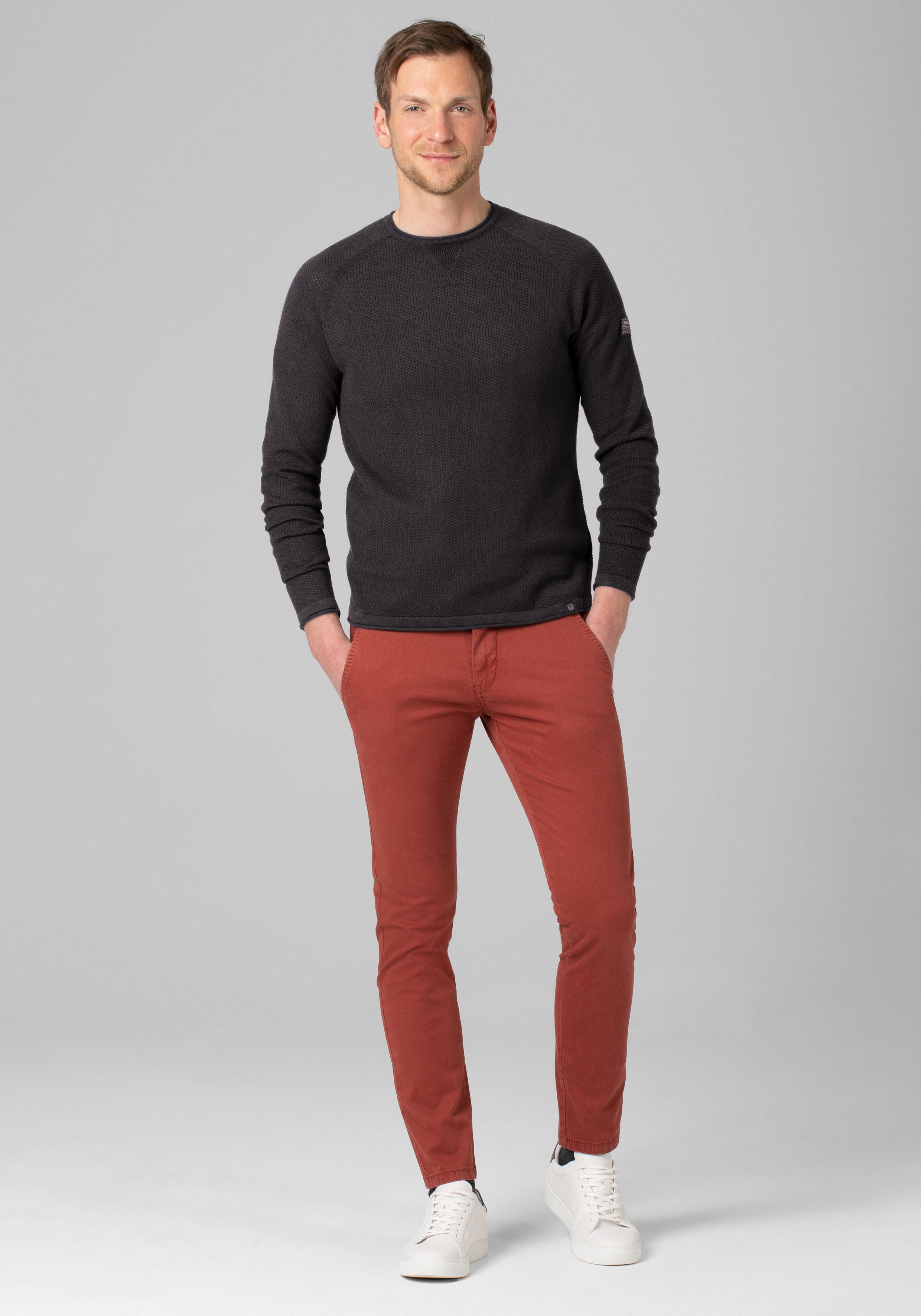 TIMEZONE Gebreide trui Spiral Knit Crewneck