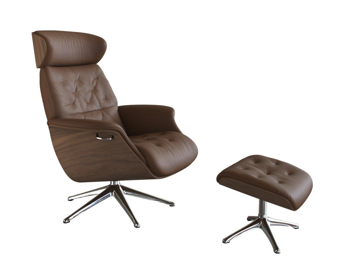 FLEXLUX Relaxfauteuil Volden, functionele stoel, gestoffeerde stoel, armleuningen, TV-fauteuil