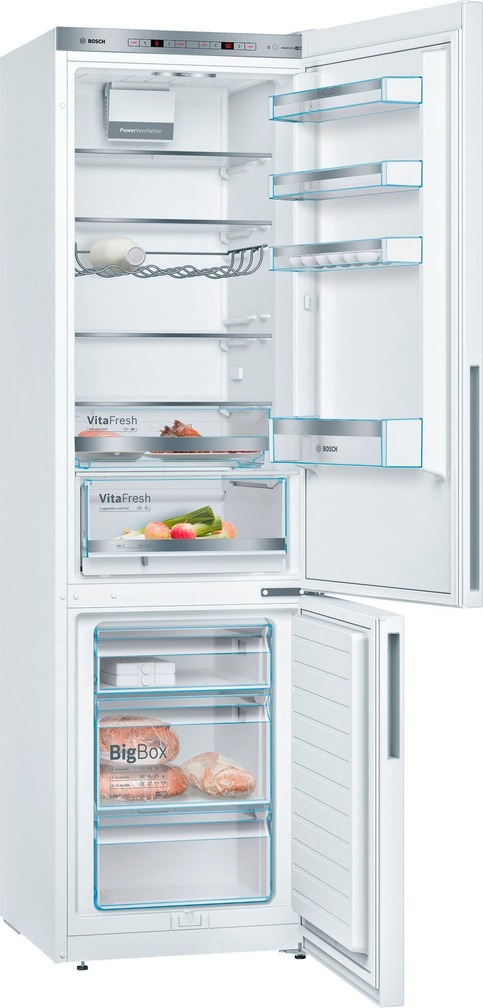 BOSCH Koel-vriescombinatie KGE39ALCA