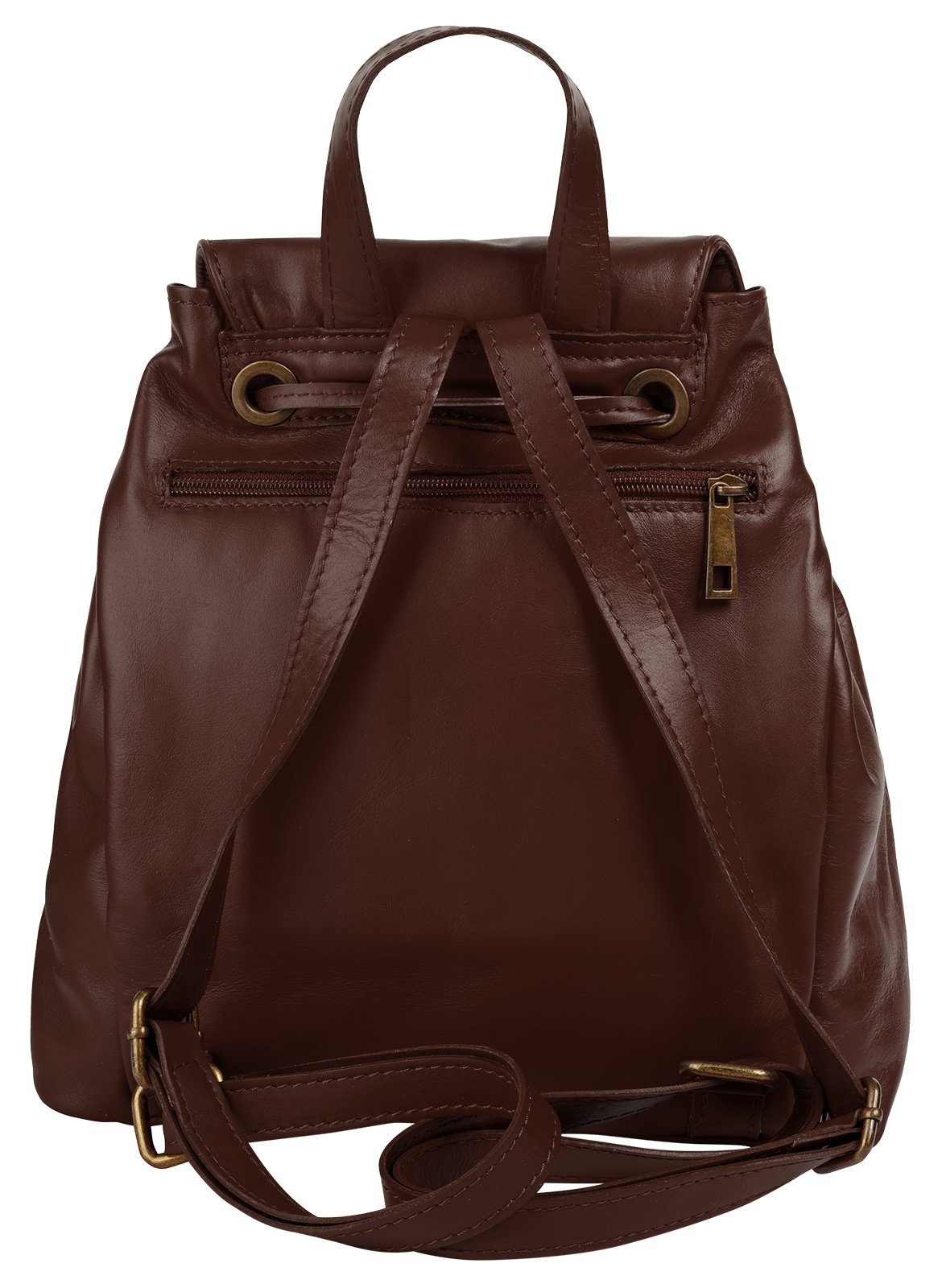 Samantha Look Rugzak echt leer, made in italy