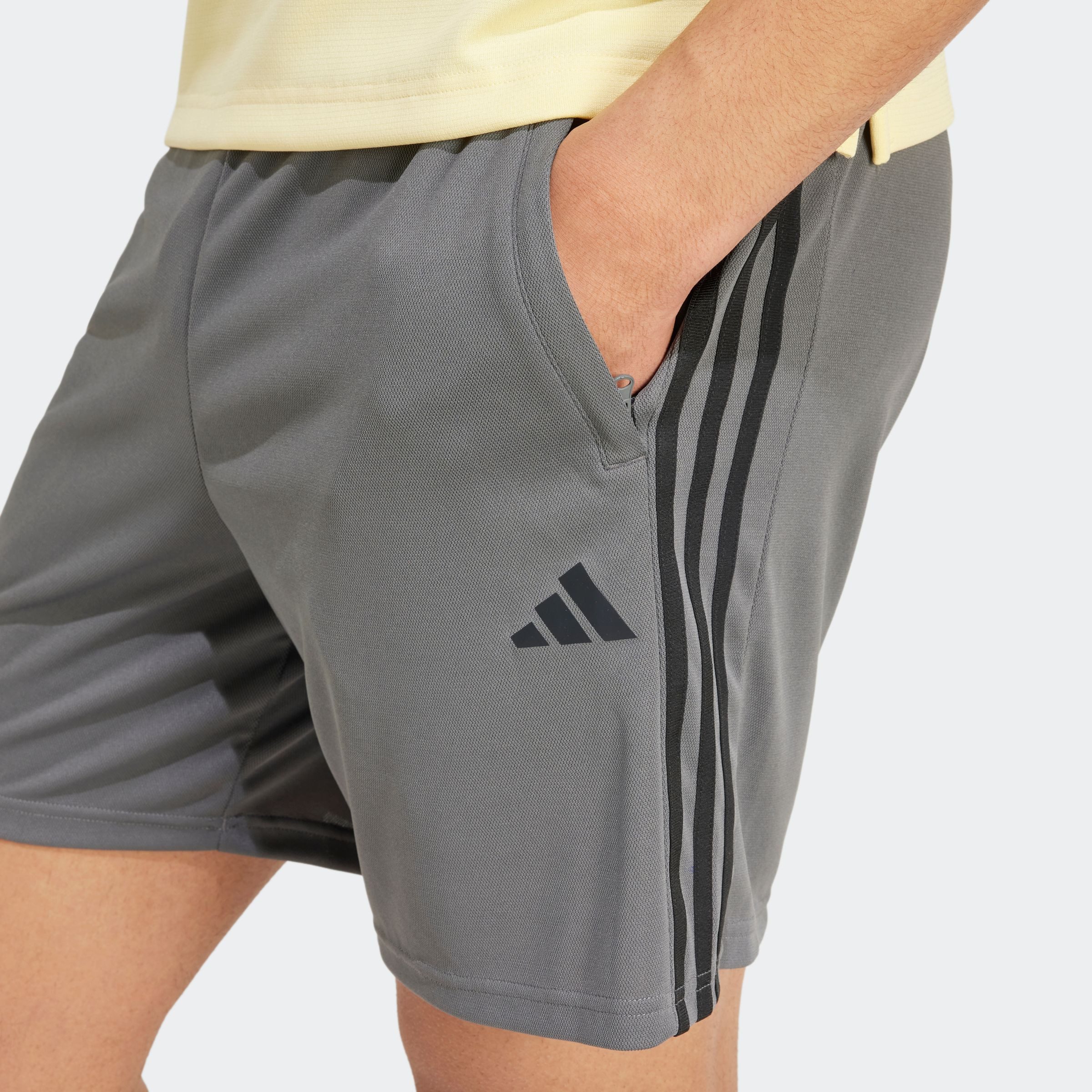 adidas Performance Short TRAIN ESSENTIALS PIQUÉ 3STREPEN TRAININGSSHORT (1-delig)