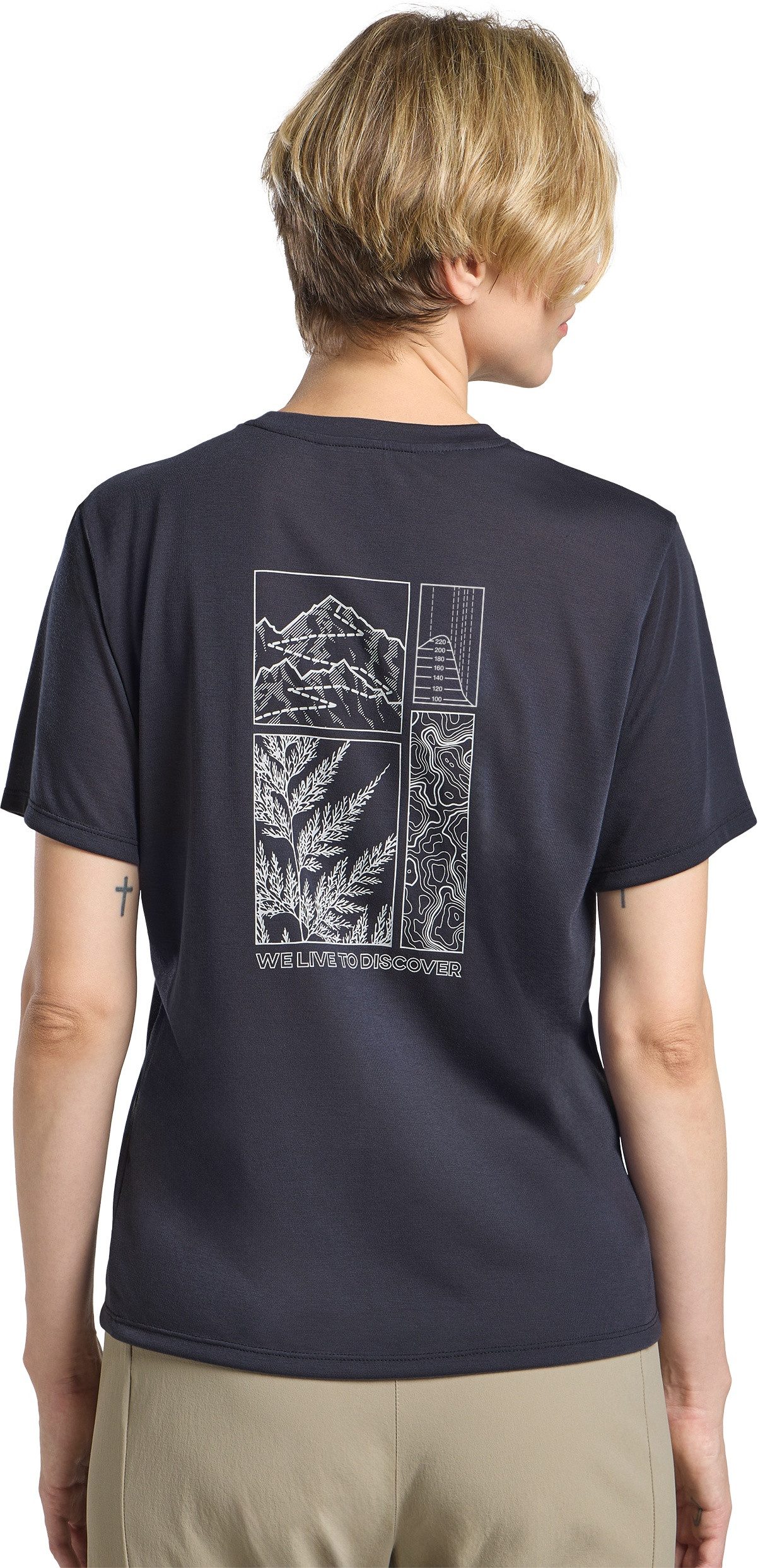 Jack Wolfskin T-shirt VONNAN GRAPHIC T W