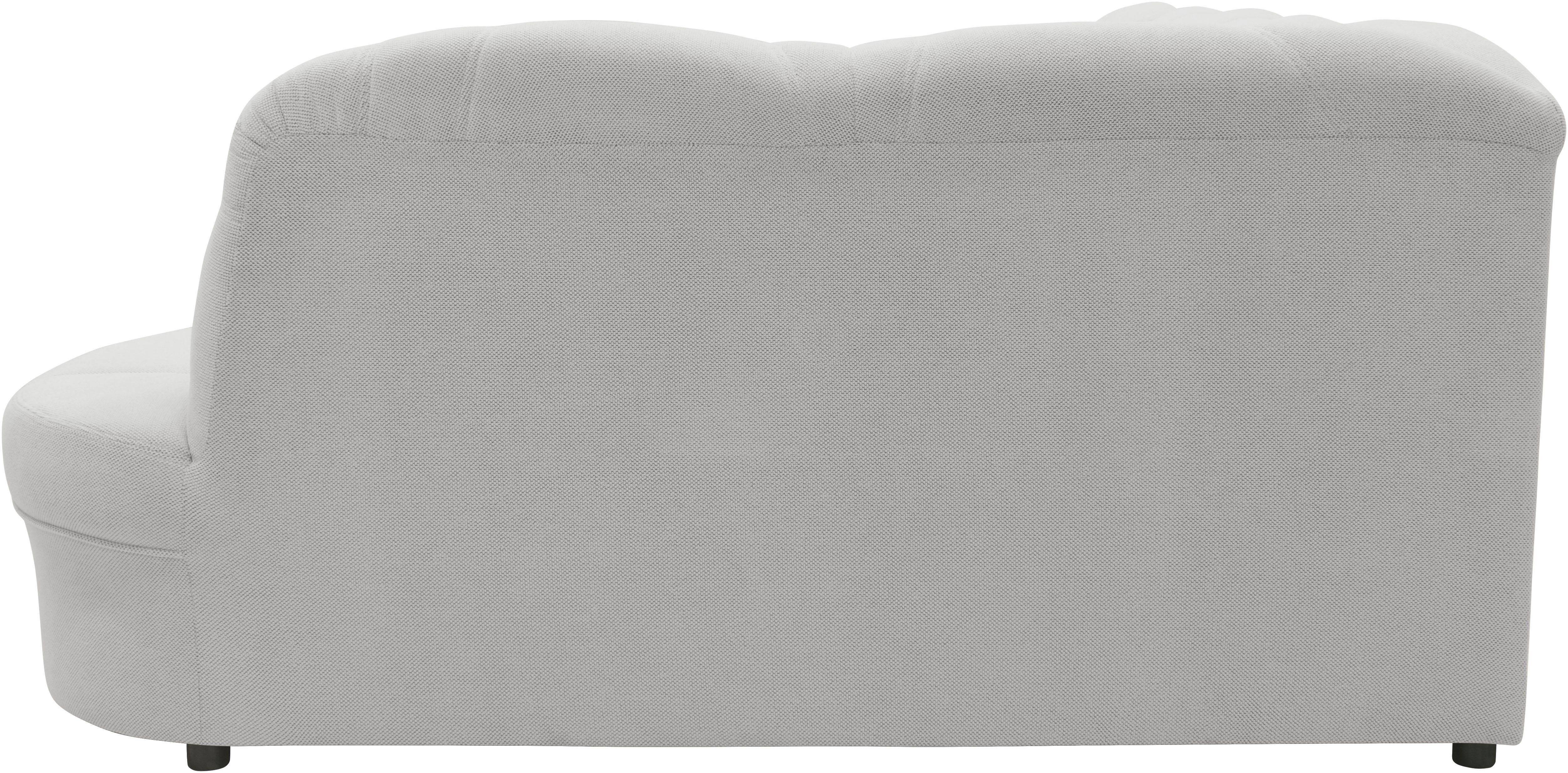 DOMO collection Zithoek Flores ook in leren bekleding, B/D/H: 293/180/86 cm, U-vorm (3 stuks)