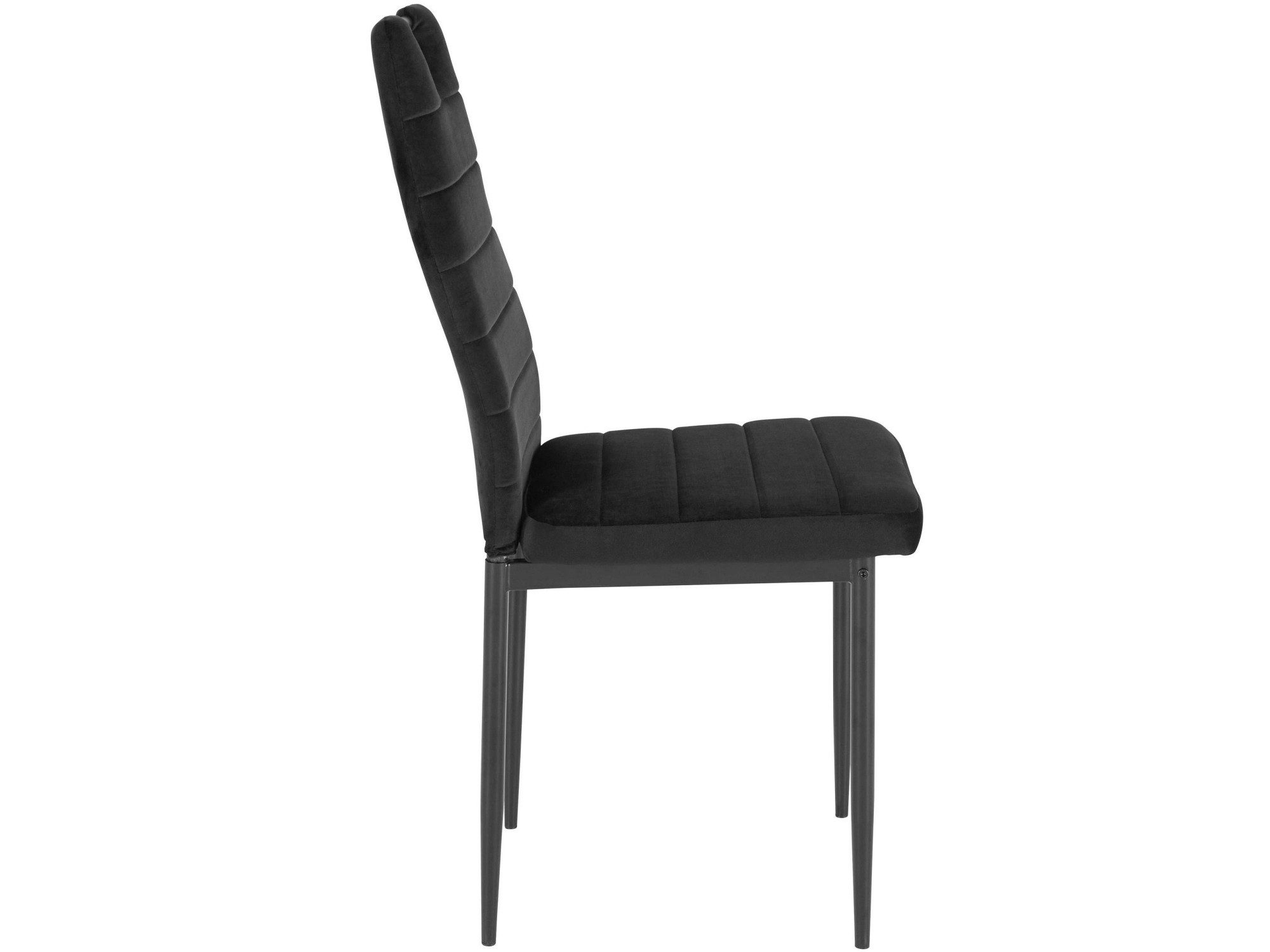 INOSIGN Eethoek Silvi-Mandy Glazen tafel 110x110 cm met 4 stoelen (velours stof), frame van metaal (set, 5-delig)