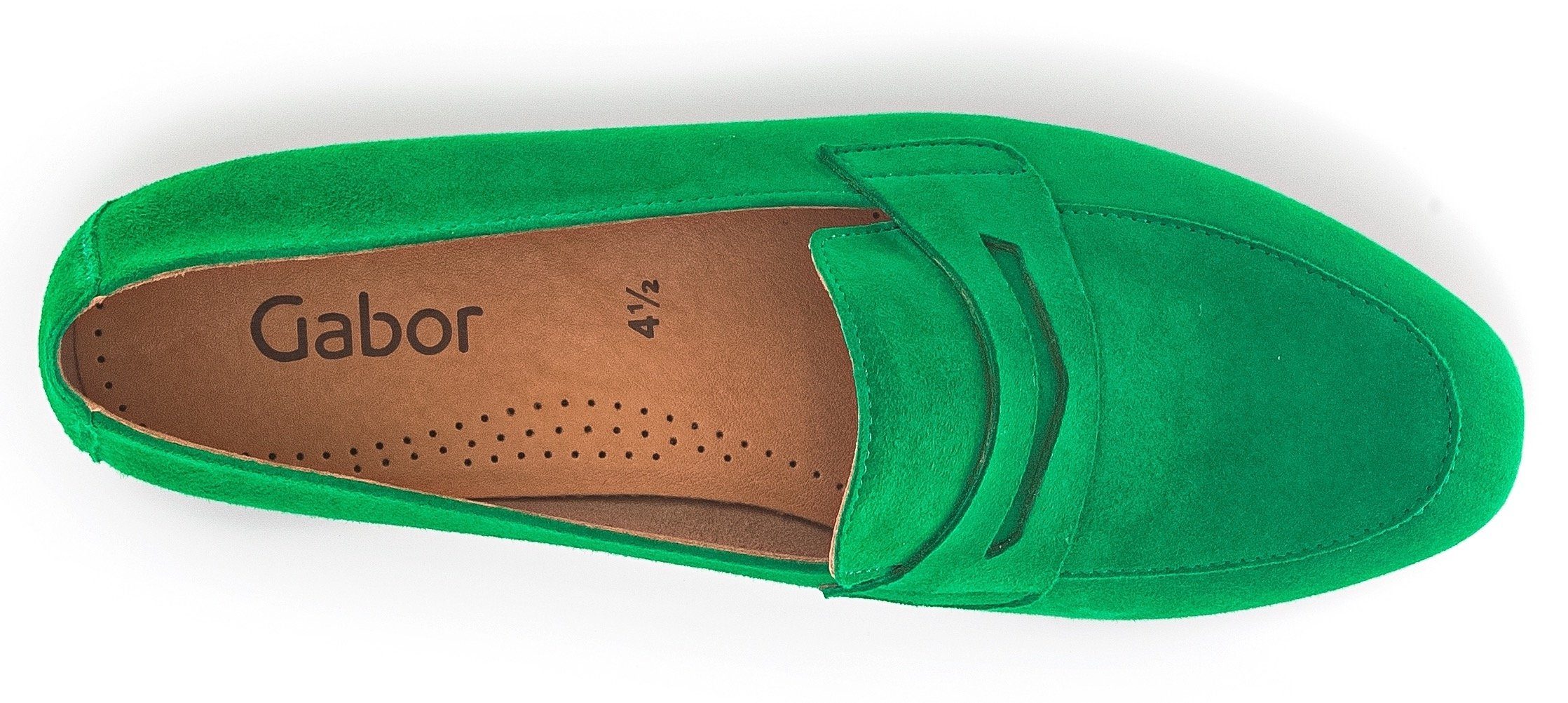 Gabor Loafers Slipper, business schoen met versierband en blokhak