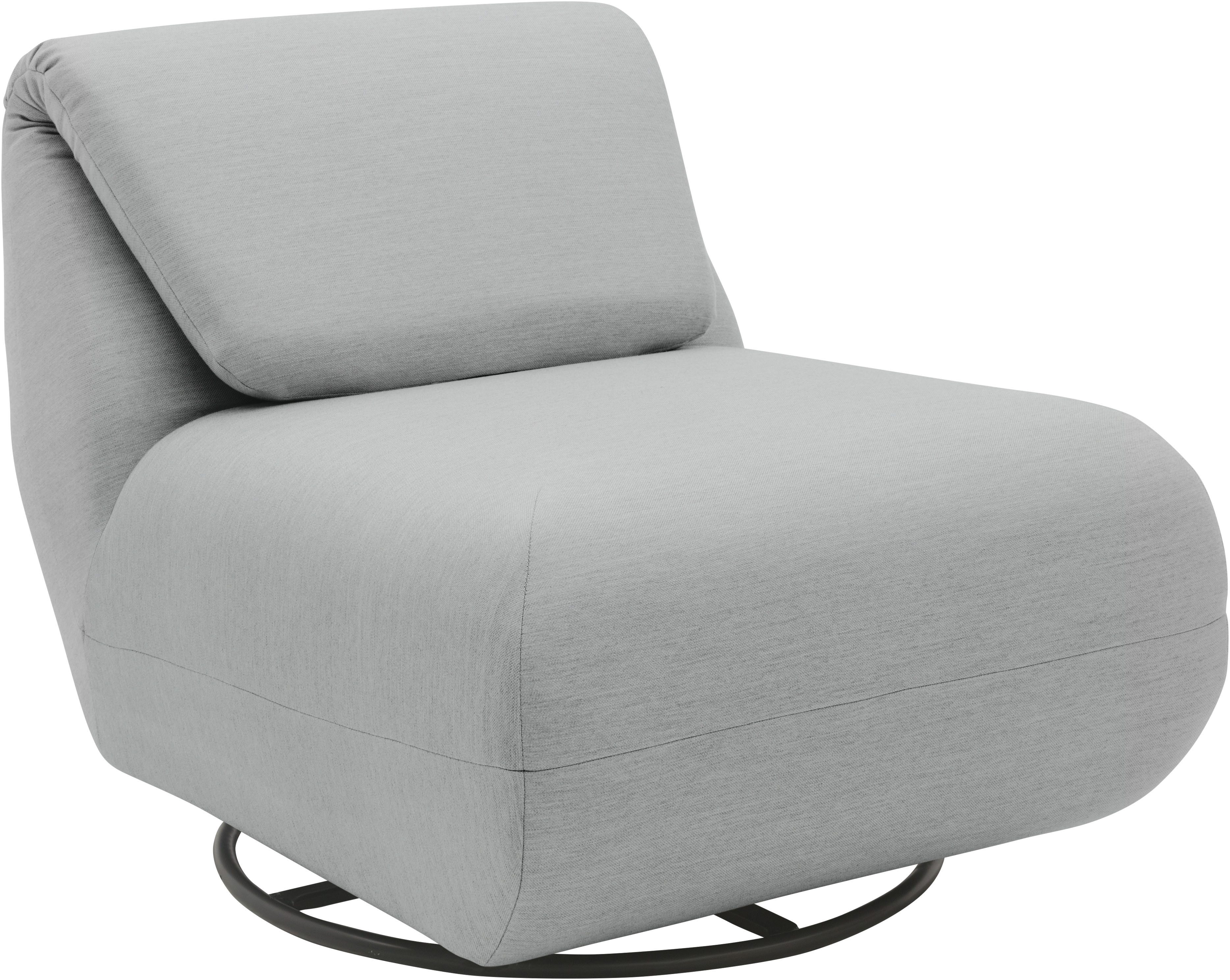 DOMO collection Fauteuil Sonner, optioneel met draaifunctie 360 graden draaibaar, rug op te richten, draaistoel