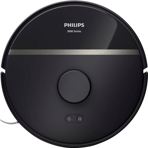 Philips Series 3000 HomeRun Aqua Dweil- en zuigrobot Zwart Besturing via App