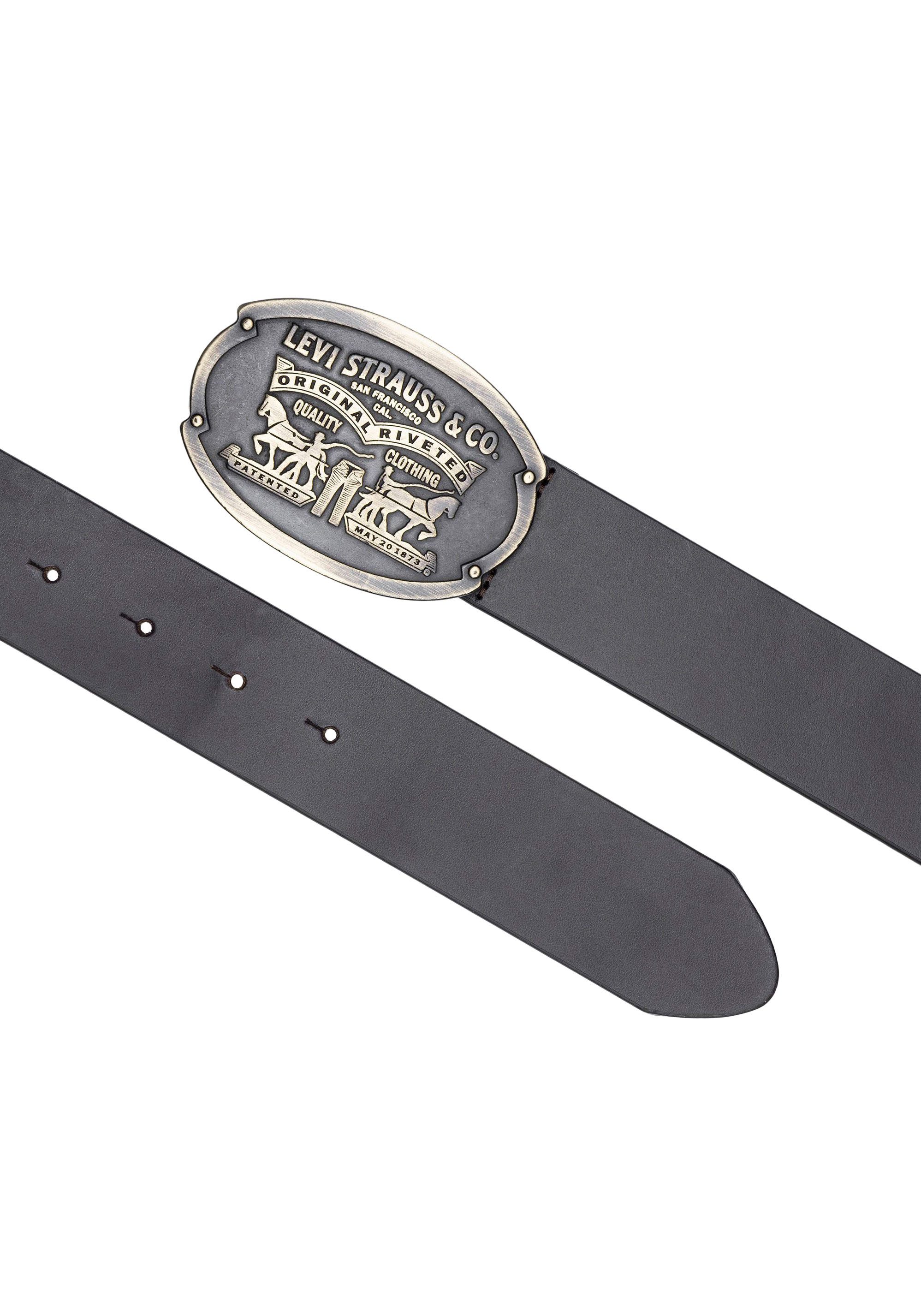 Levi's® Leren riem Billy Plaque Belt