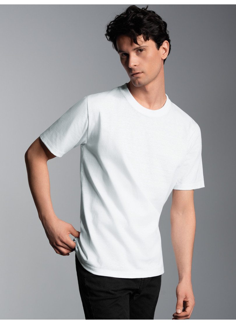 Trigema T-shirt TRIGEMA heavy T-shirt van 100% gerecycled katoen (1-delig)