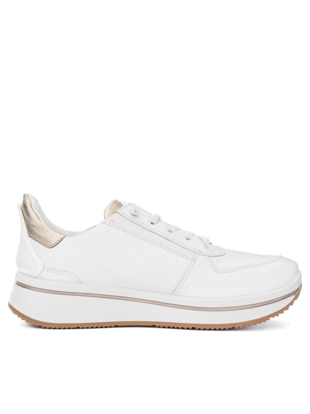 Ara Slip-on sneakers Sapporo , vrijetijdsschoen, veterschoen met frotté voering, h-breedte