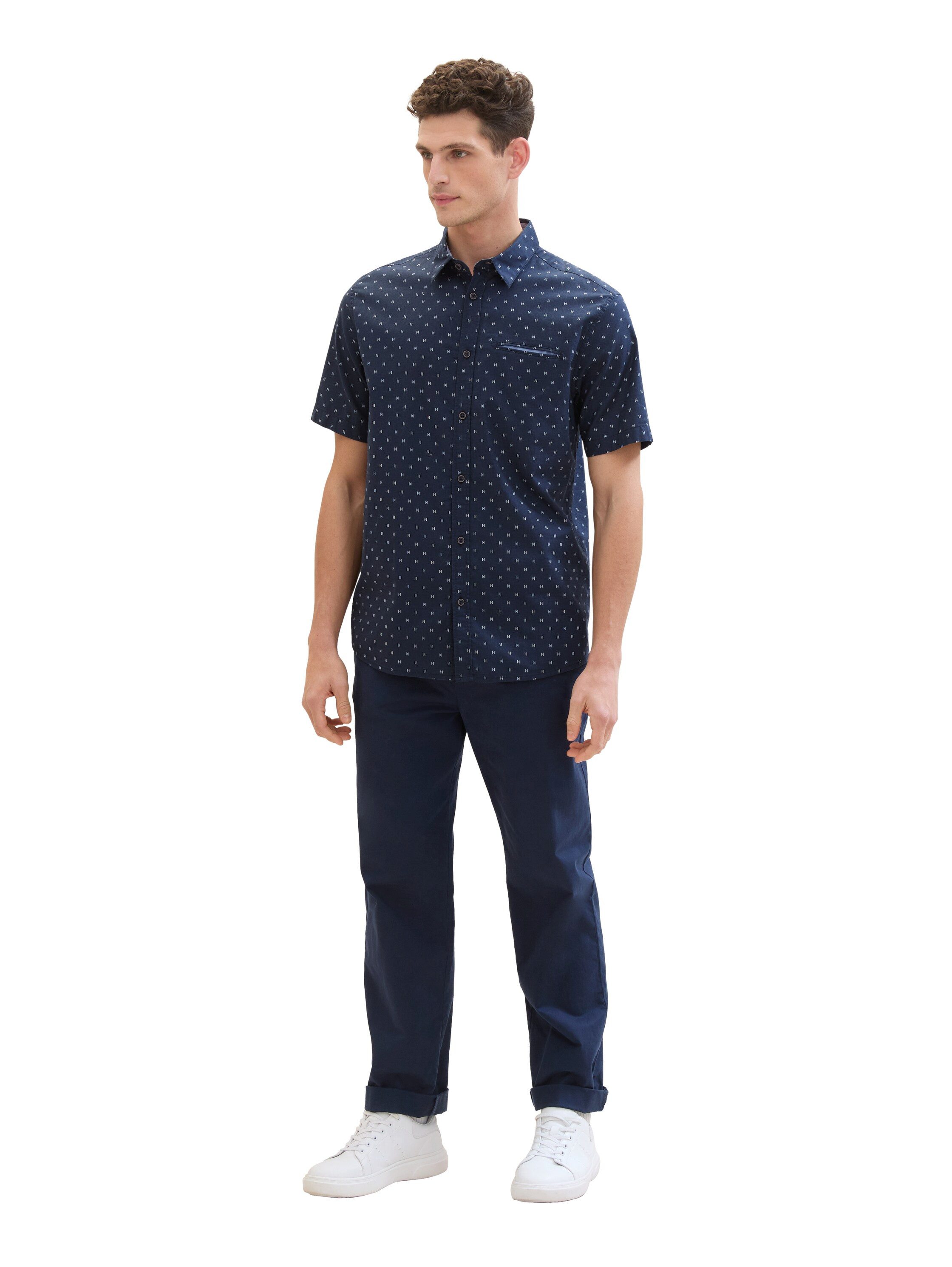 Tom Tailor Overhemd met korte mouwen met print all-over