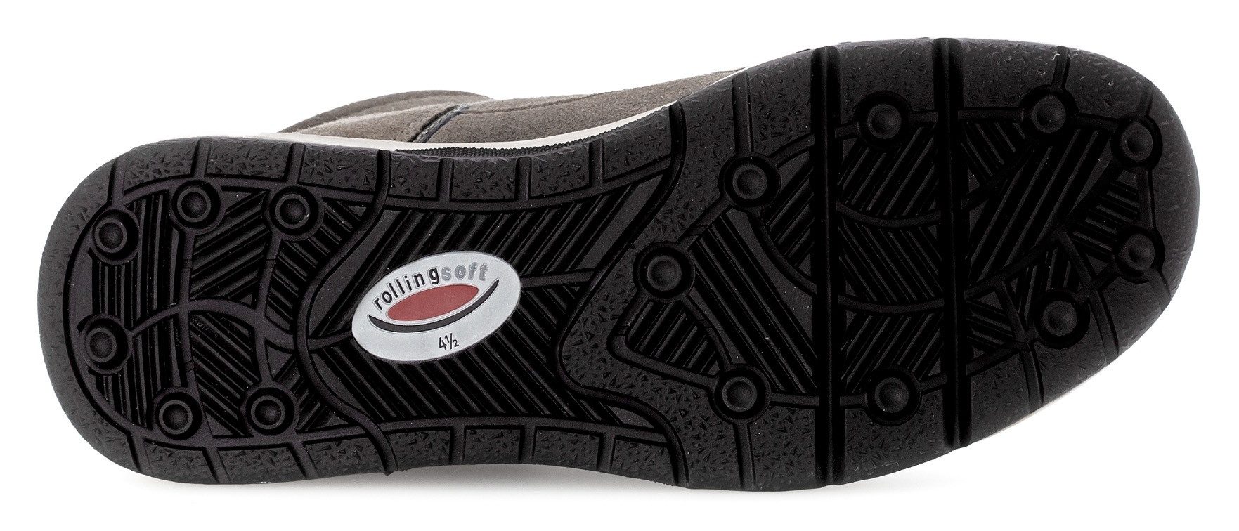 Gabor Rollingsoft Sneakers met sleehak , vrijetijdsschoen, veterschoen, veterschoenen met uitneembare binnenzool