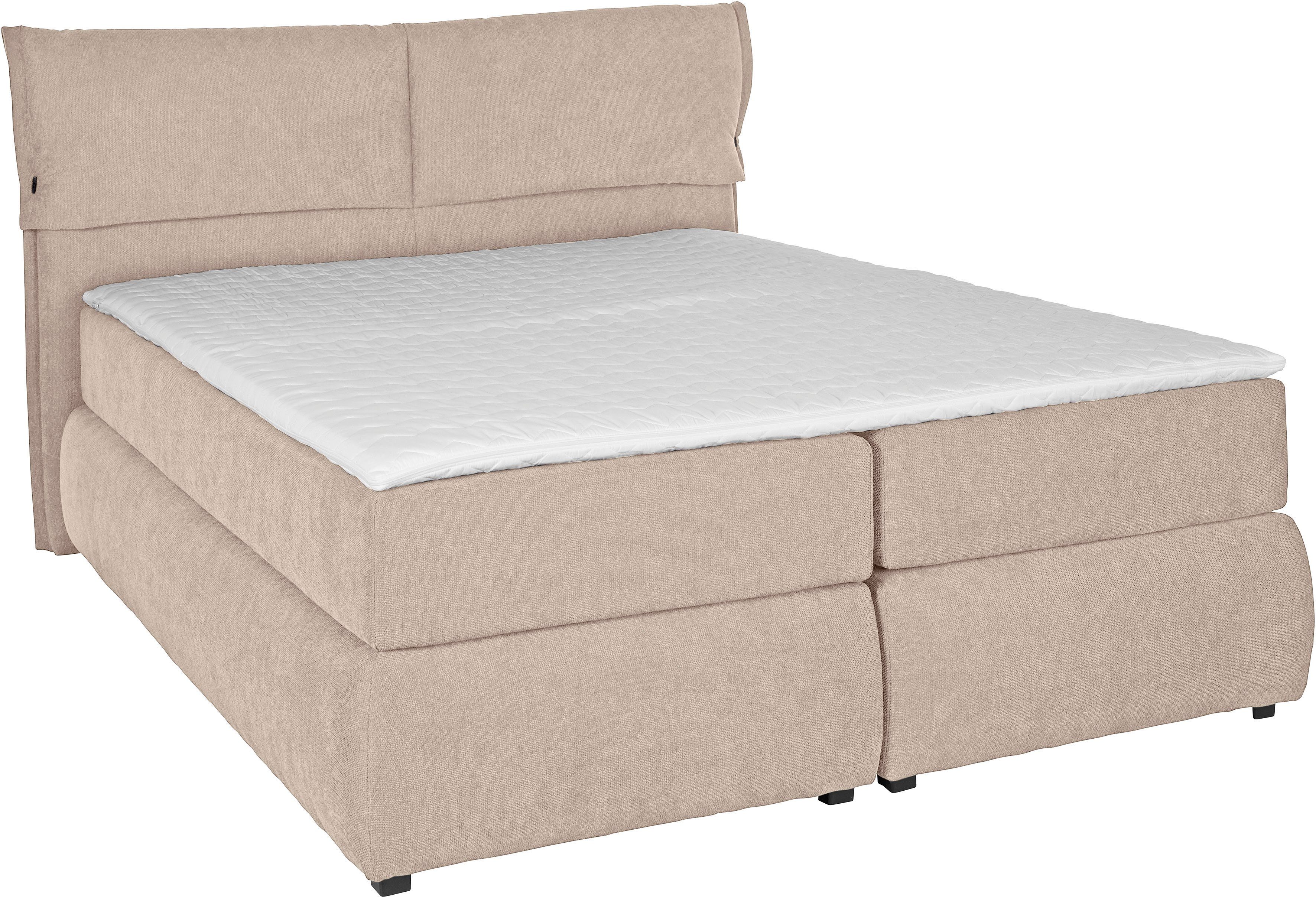 andas Boxspring Jenson in 4 kleuren, 4 breedten, 3 matrassoorten in 2 hardheden, topmatras