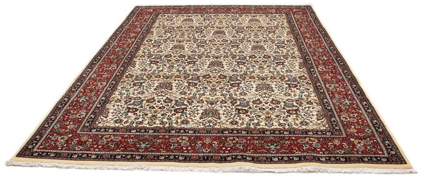 morgenland Wollen kleed Moud bloemmotief beige 283 x 194 cm Uniek exemplaar met certificaat