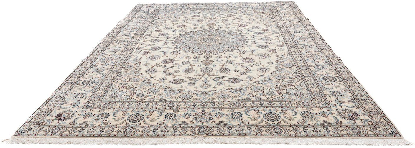 morgenland Wollen kleed Nain 9la medaillon beige 350 x 246 cm Uniek exemplaar met certificaat