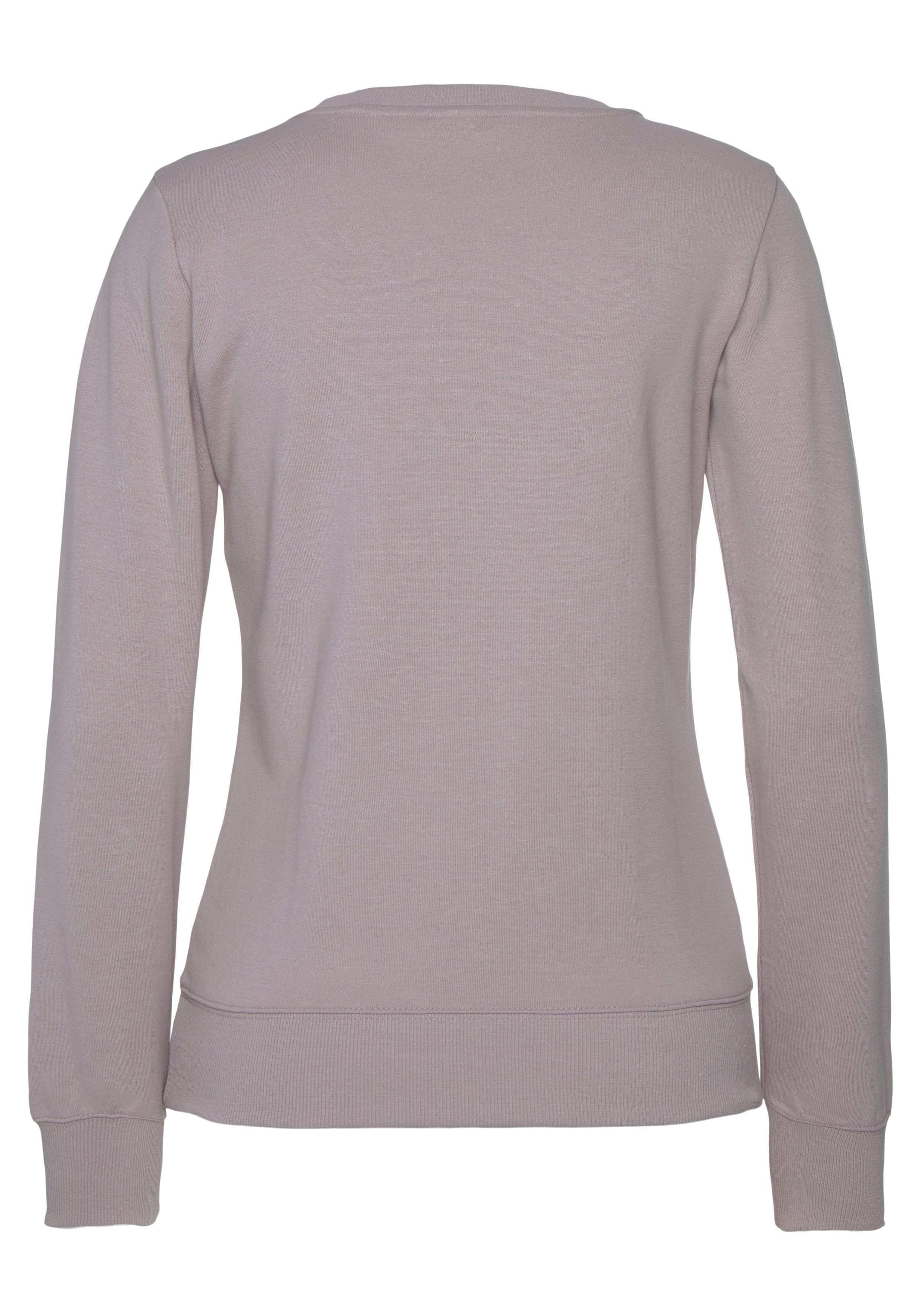 Bench. Loungewear Sweatshirt met logoprint en borduurwerk, loungepak