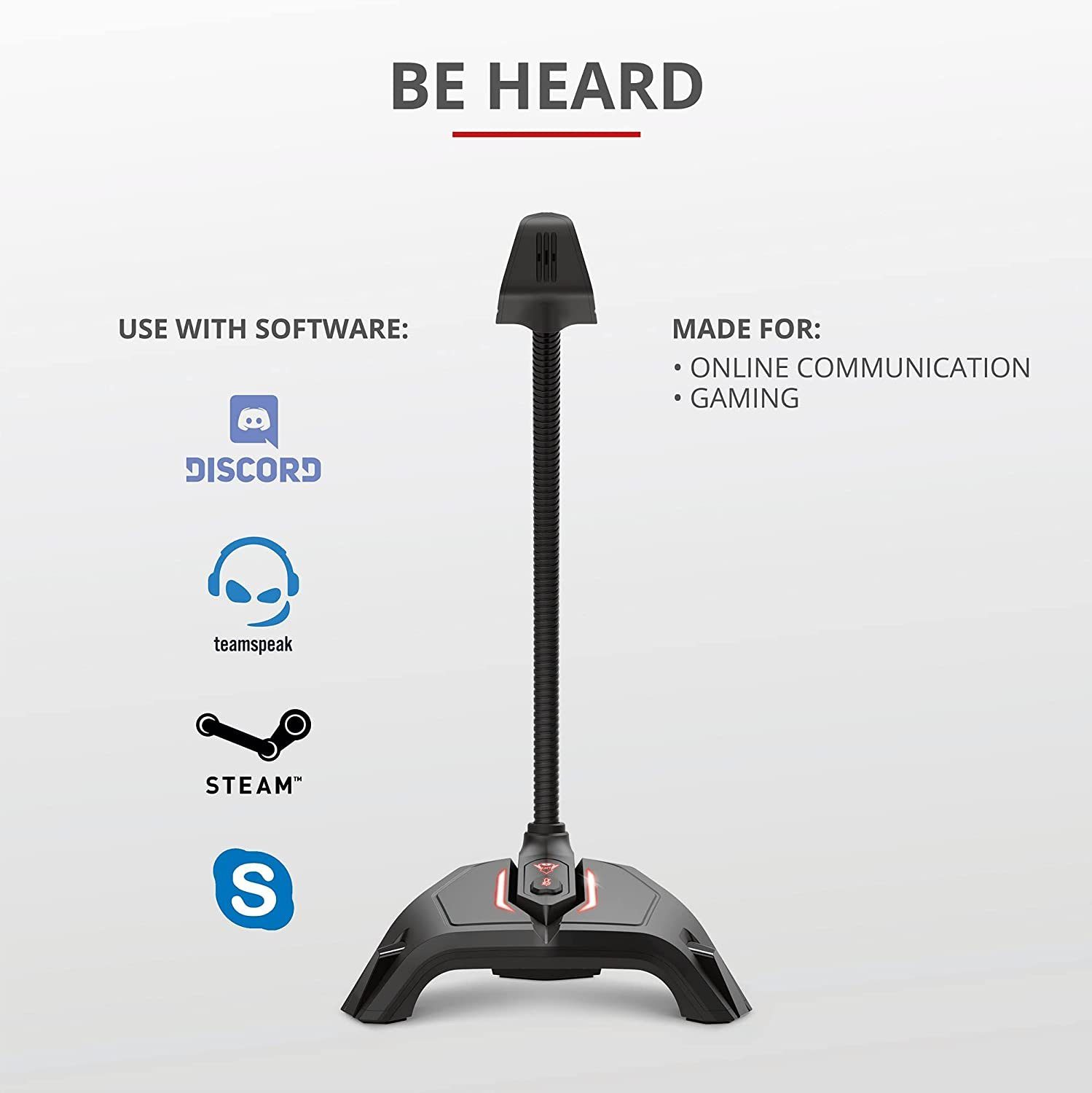 Trust Microfoon GXT215 ZABI USB LED MICROPHONE