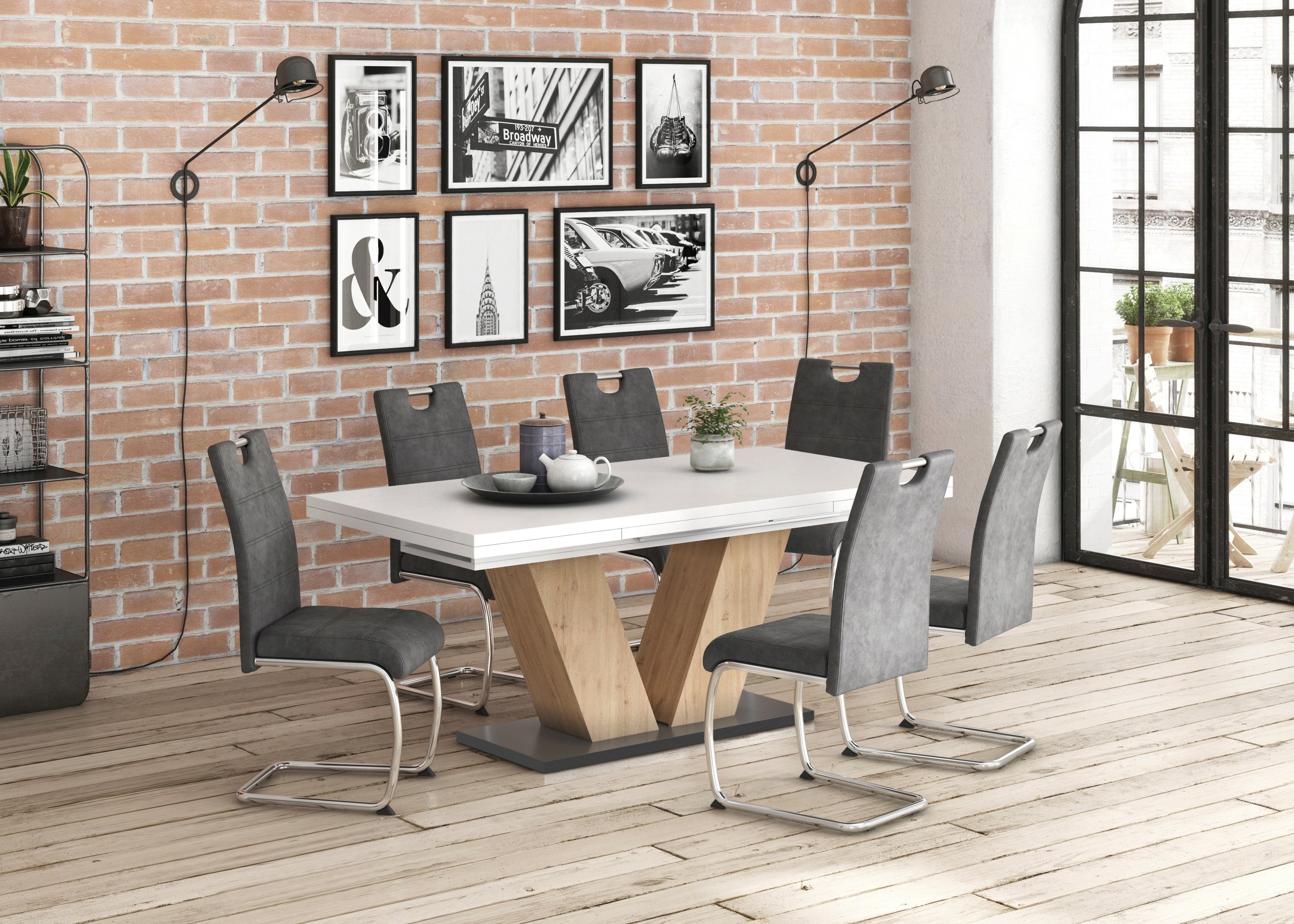 HELA Vrijdragende stoel Flora, eetkamerstoelen