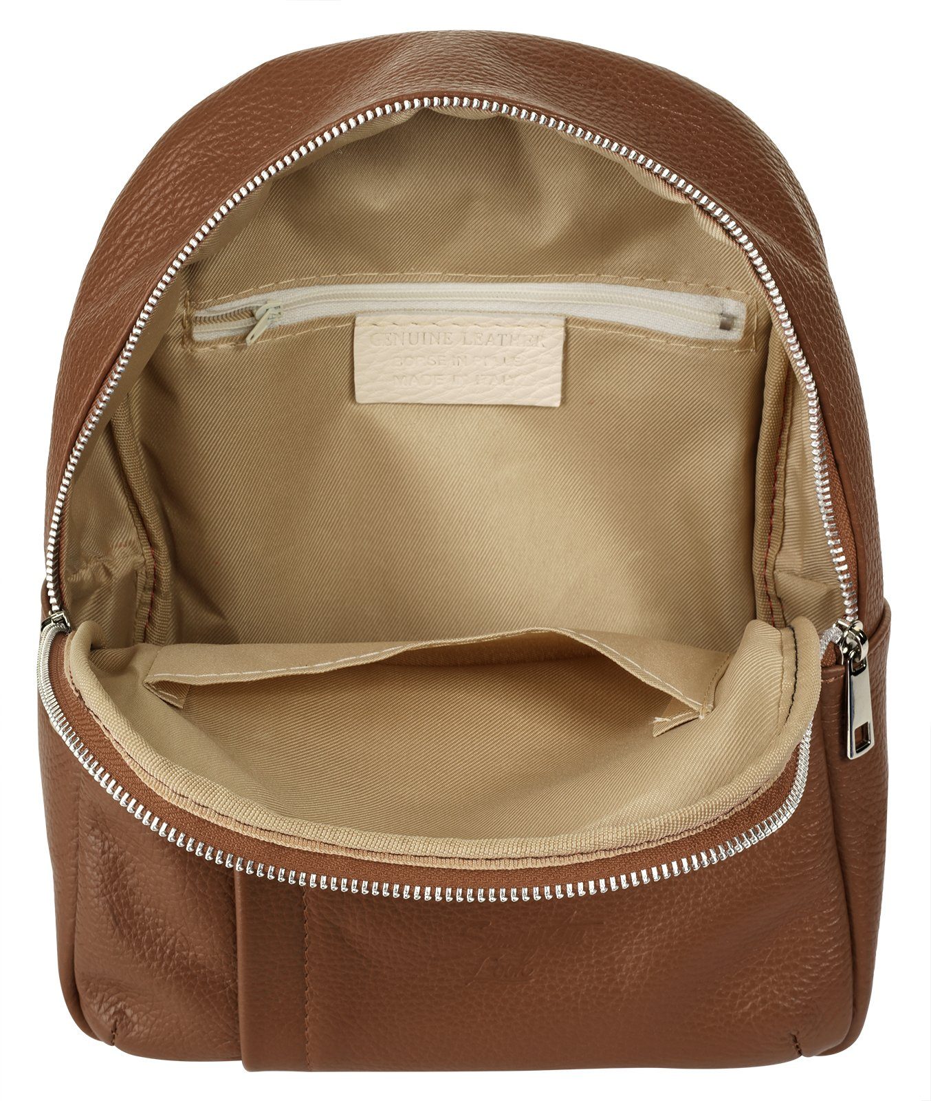 Samantha Look Rugzak echt leer, made in italy