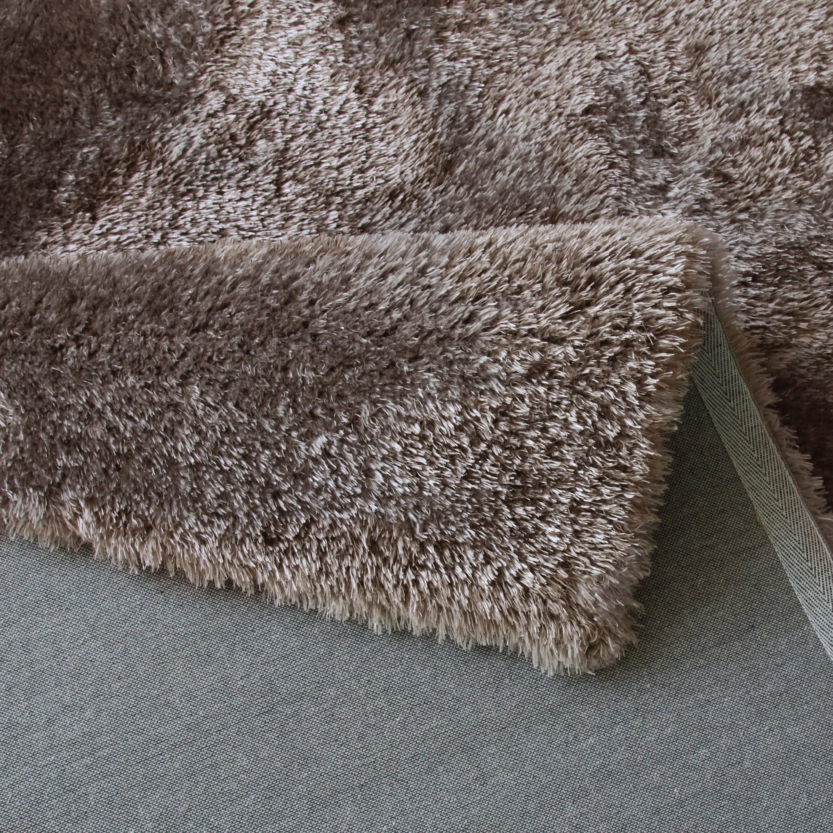 my home Hoogpolig vloerkleed Micro Shaggy zacht, unikleuren, woonkamer, slaapkamer, kinderkamer