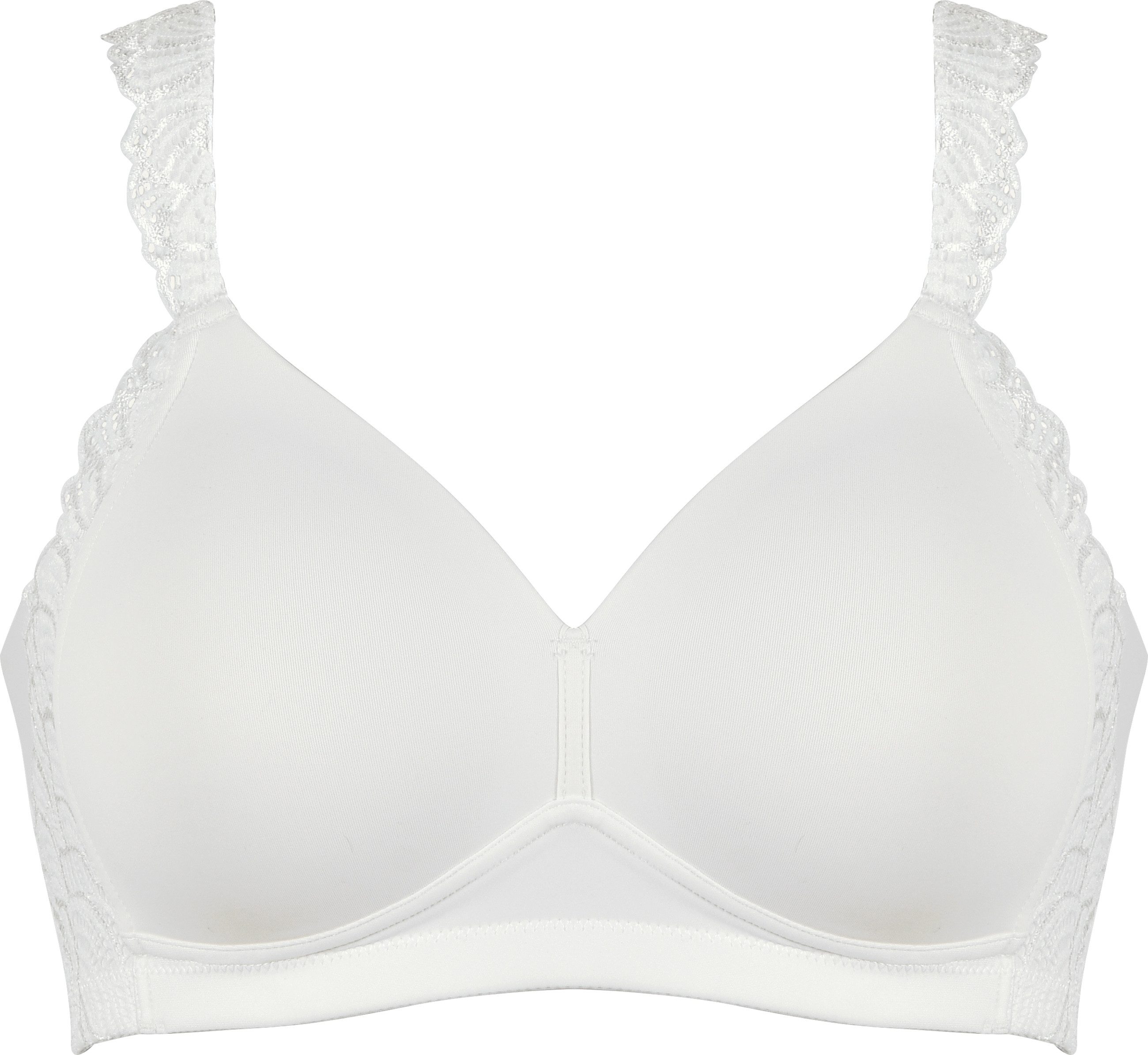 Naturana Beugelloze-bh met delicate kantdecoratie (1-delig)