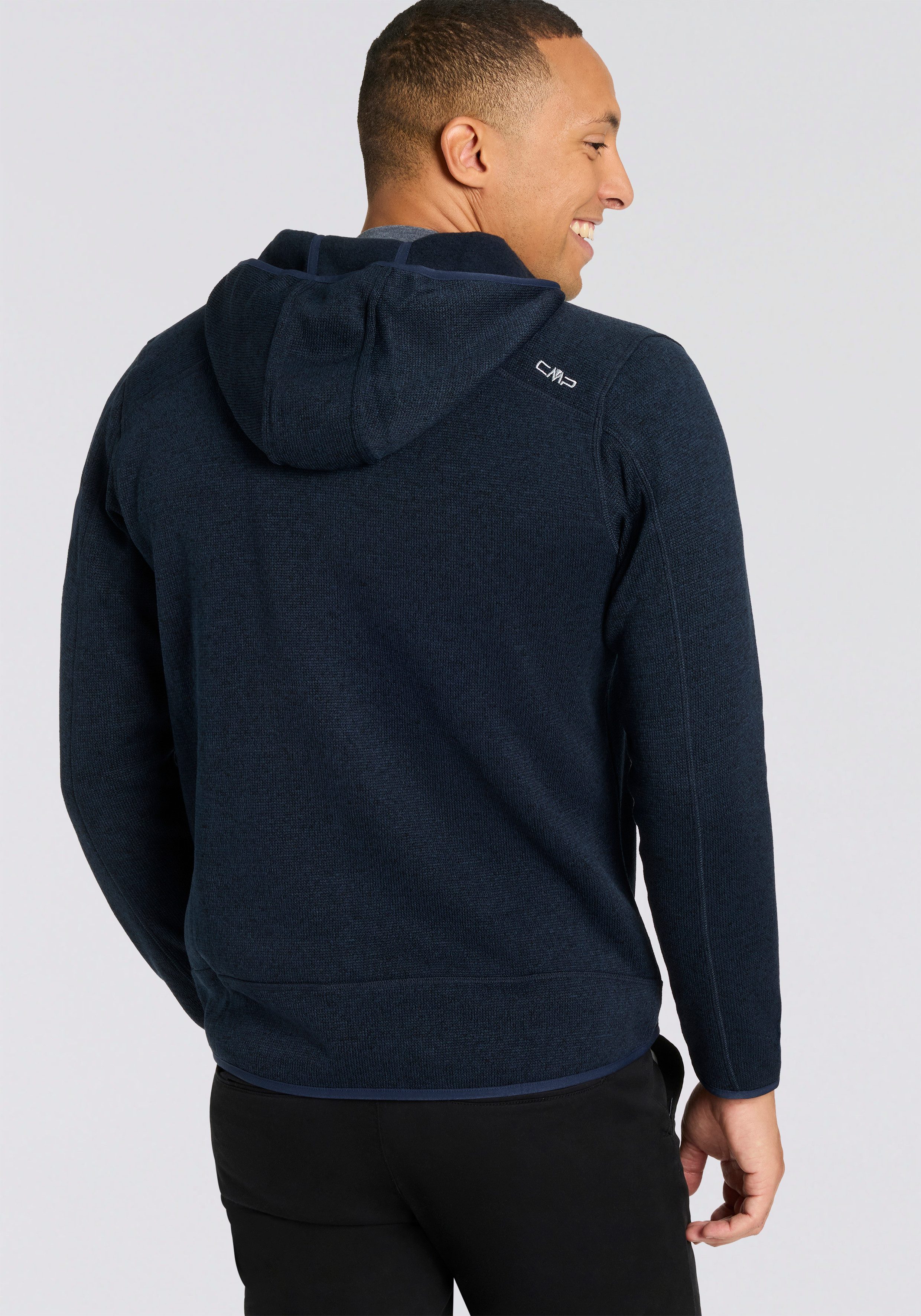 CMP Gebreid fleecejack MAN JACKET FIX HOOD (1 stuk)