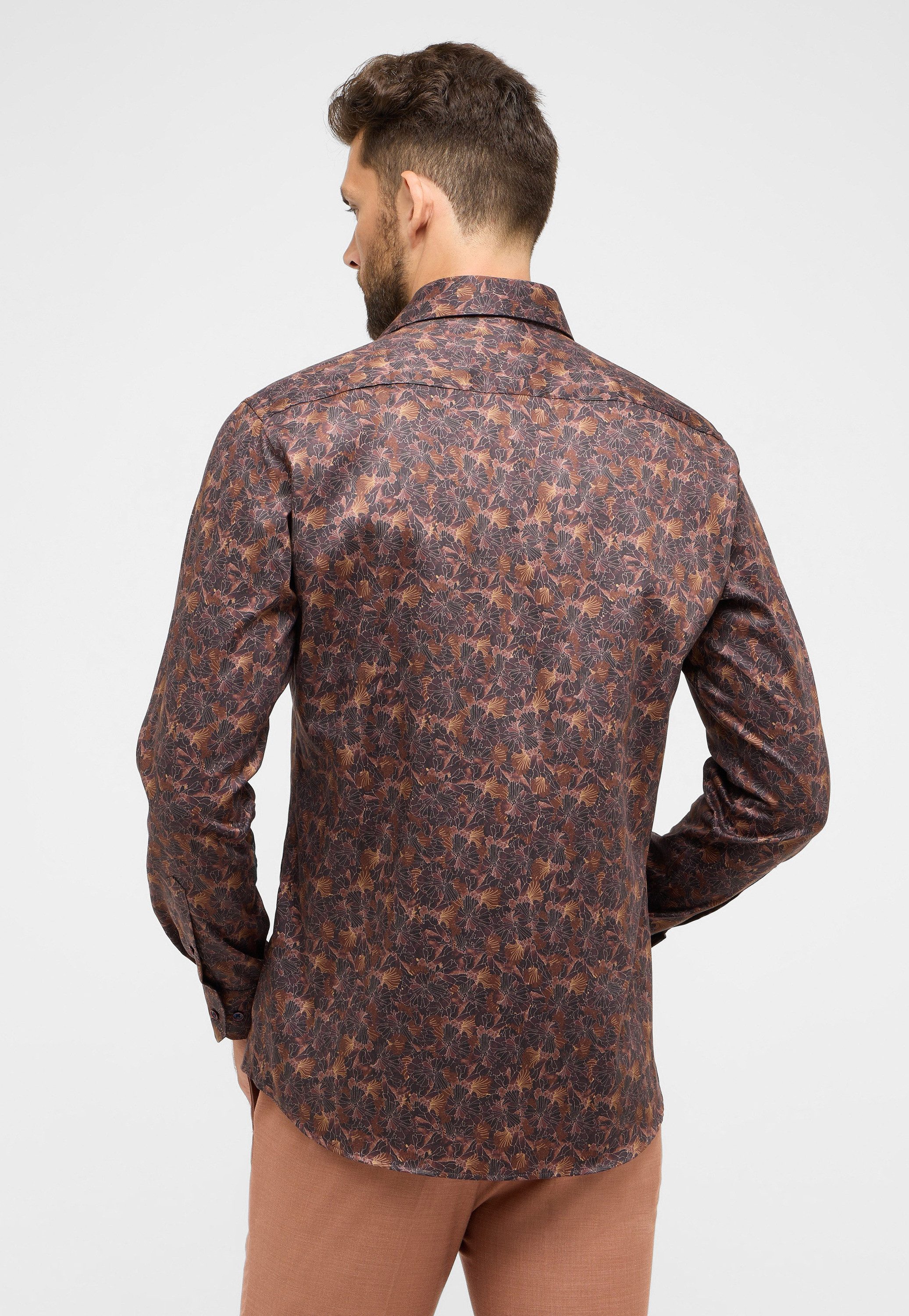 Eterna Overhemd met lange mouwen MODERN FIT NON IRON (strijkvrij)